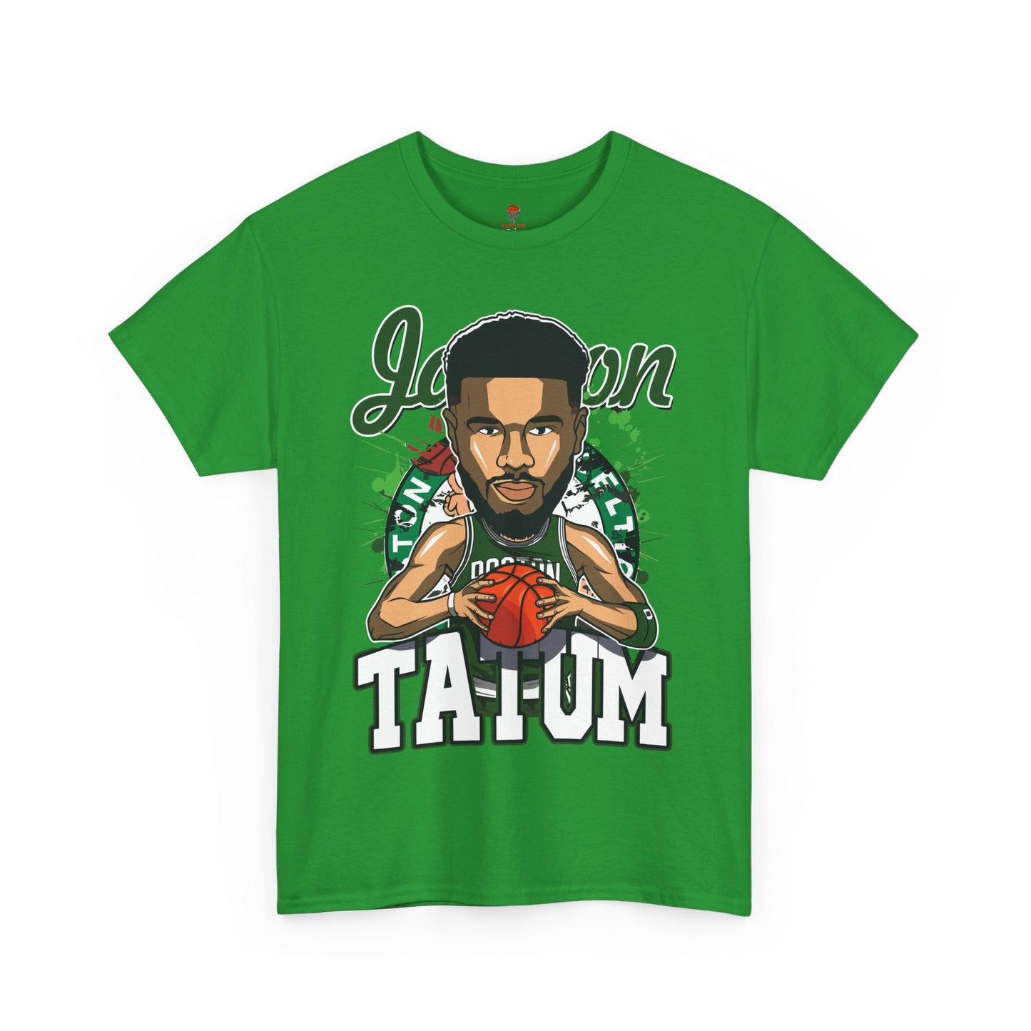 Adult Jason Tatum Anime Basketball Fan Unisex Heavy Cotton Tee