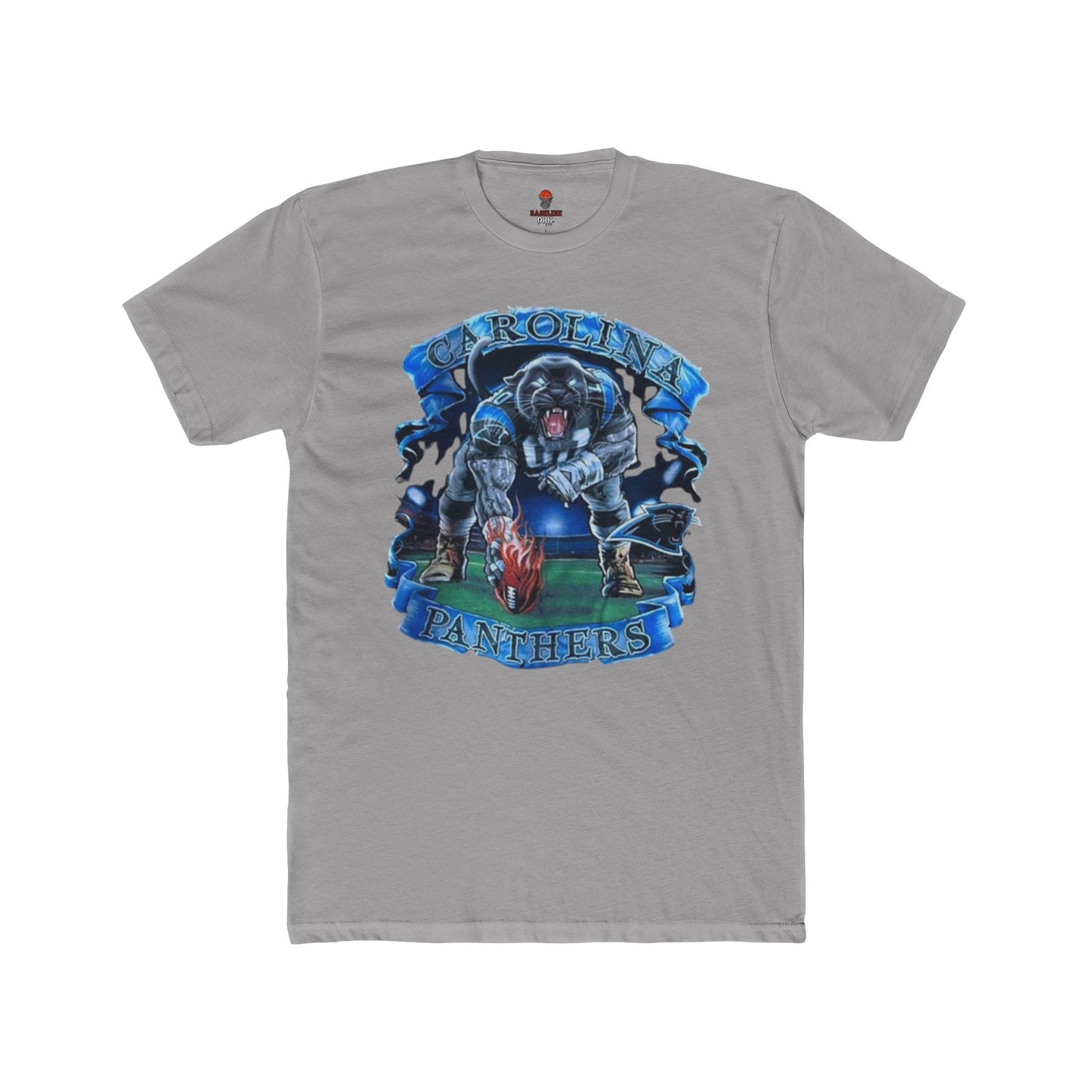 Adult Unisex Cotton Crew Tee with Panther Design, Casual Shirt, Gift for Sports Fans, Graphic Tee, Everyday Wear, Team Apparel