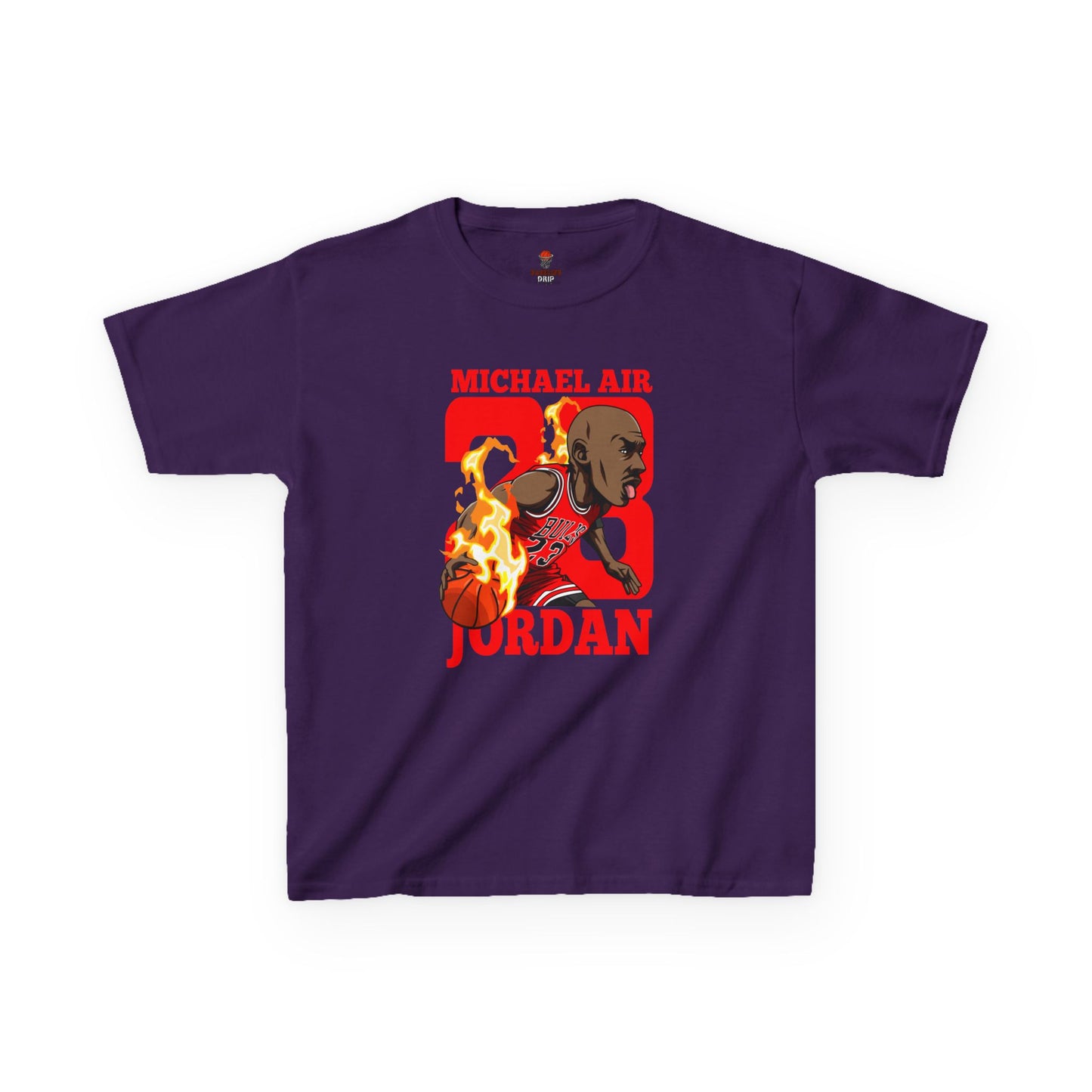 Kids Michael Jordan Retro Unisex Heavy Cotton Tee - Basketball Inspired Apparel