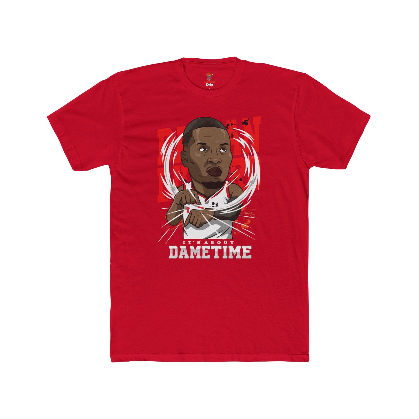 Adult Dame Time Unisex Cotton Crew Tee - Perfect for Basketball Fans