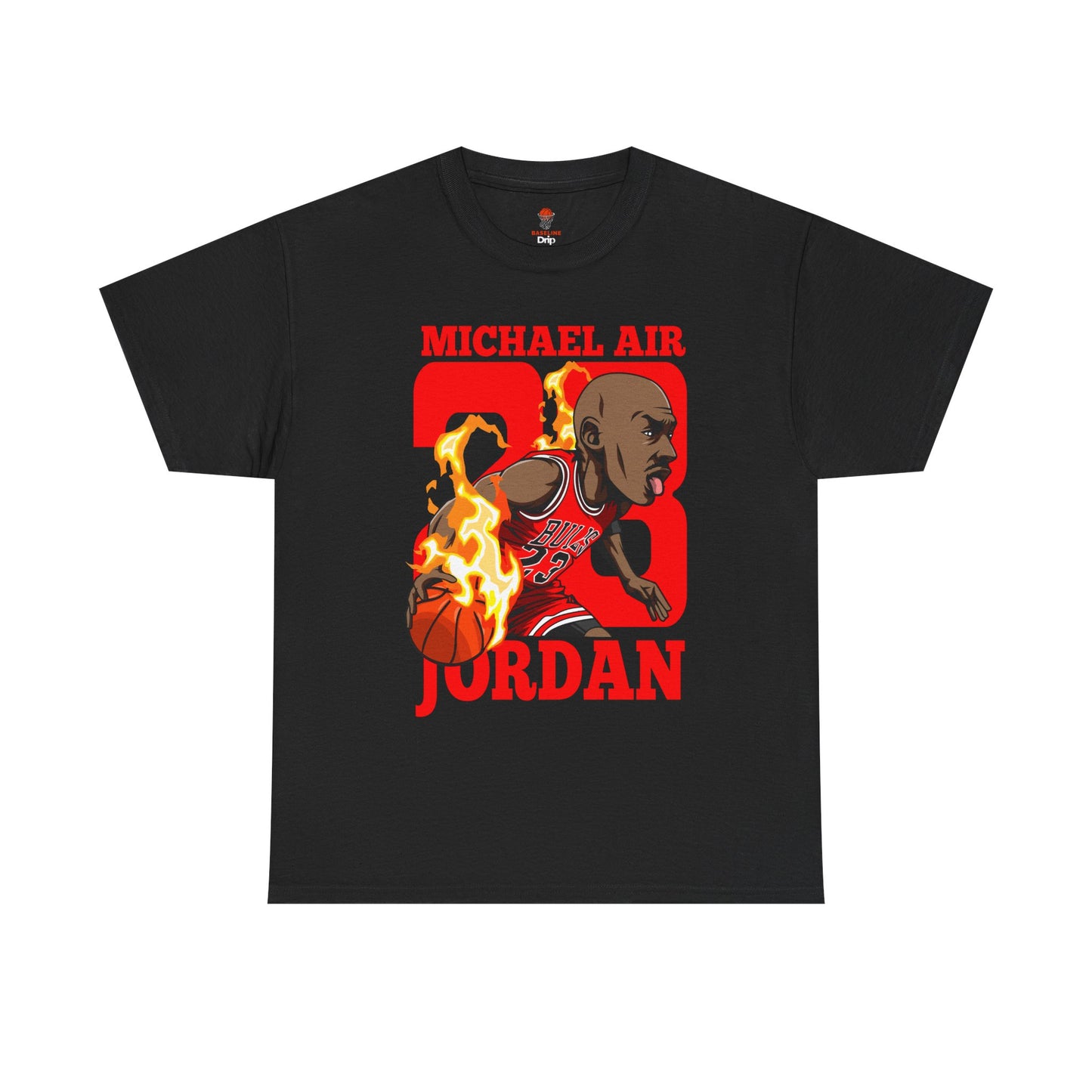 Adult Michael Jordan Retro Unisex Heavy Cotton Tee - Basketball Inspired Apparel