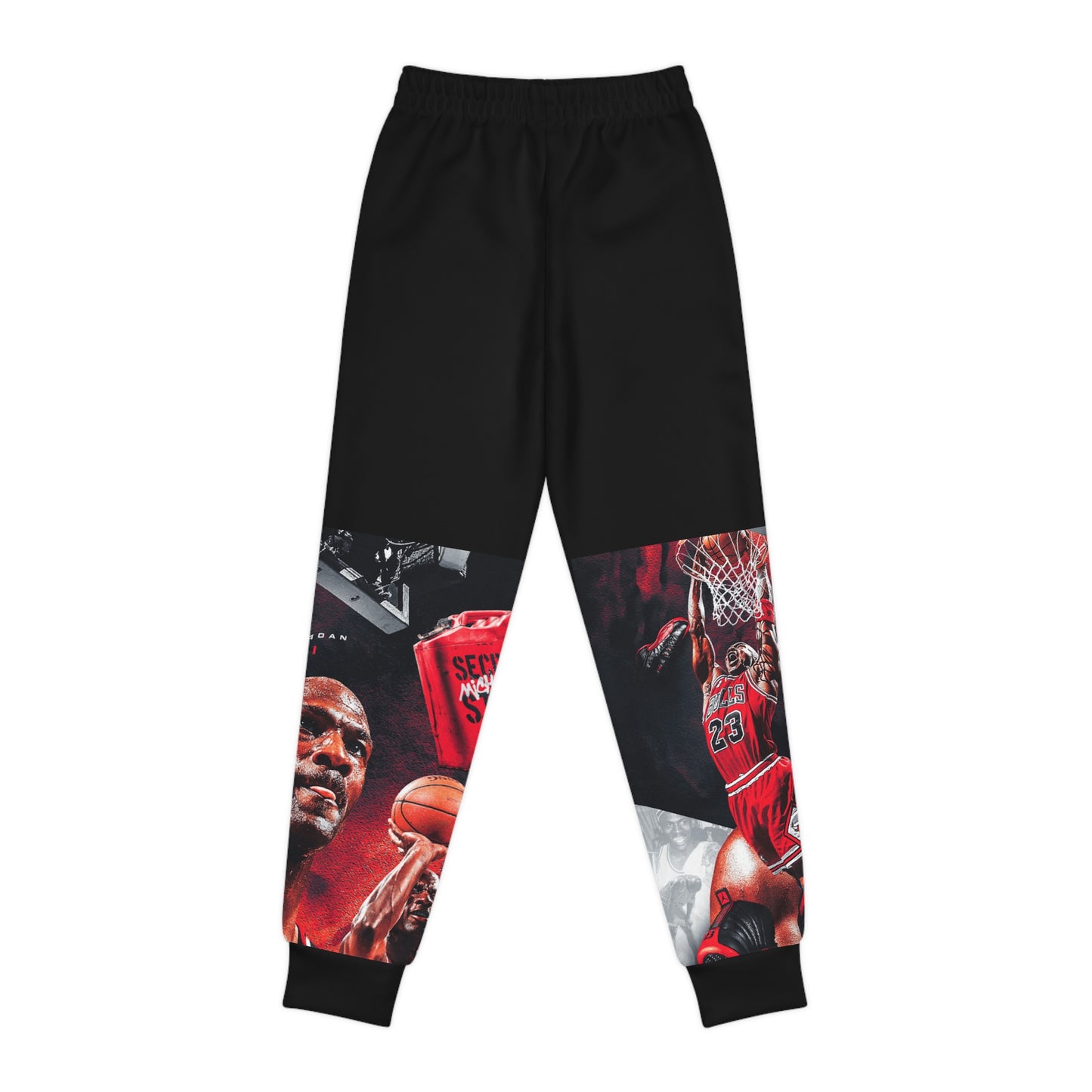 Kids MJ Flight Basketball Joggers - Sporty Athletic Pants for Kids with Graphic Design