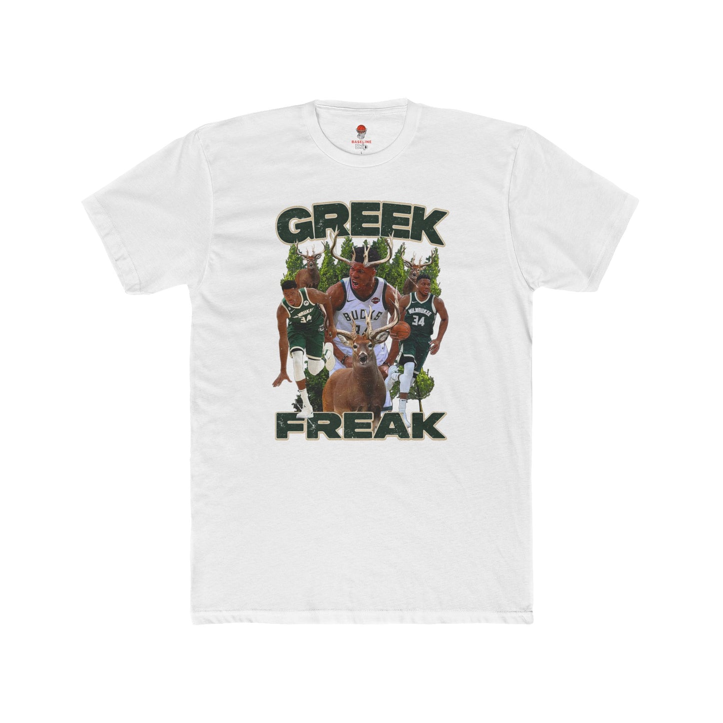 Adult Greek Freak Unisex Cotton Crew Tee - Perfect for Fans and Sports Lovers