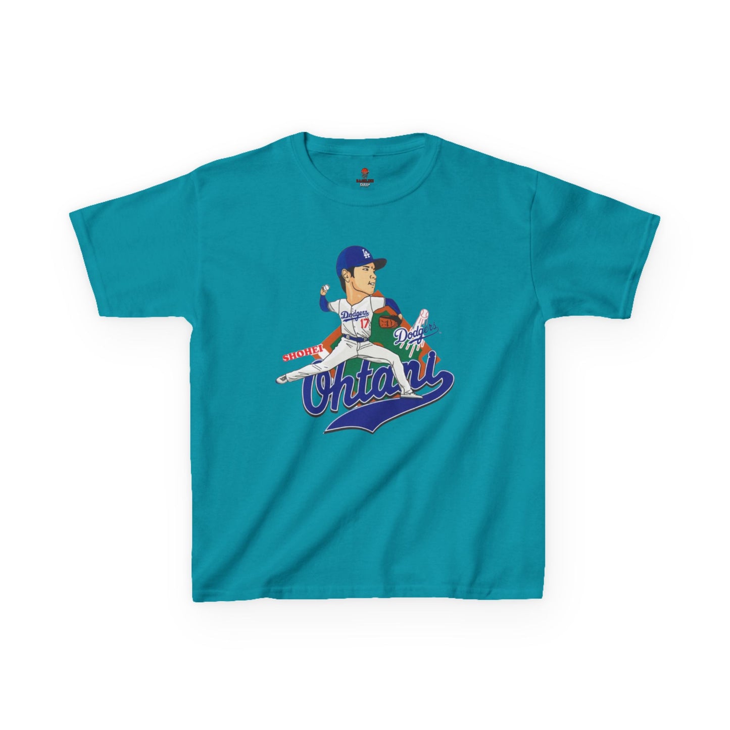 Kids Baseball Ohtani Tee, Youth Sports Shirt, Childrens Team Apparel, Baseball Fan Gift, Activewear for Boys and Girls