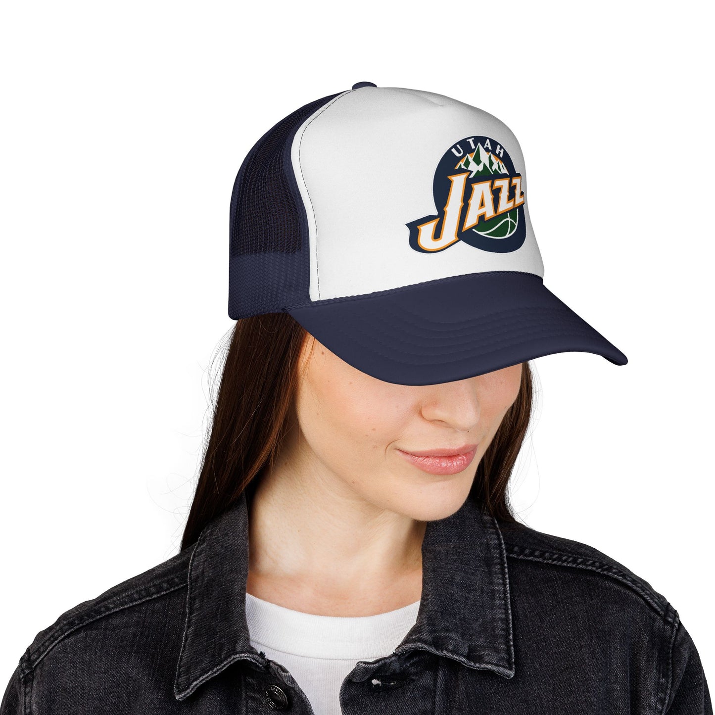 Utah Jazz Trucker Cap - Sporty Mesh Hat, Perfect for Game Day, NBA Fans, Gifts for Basketball Lovers, Summer Wear