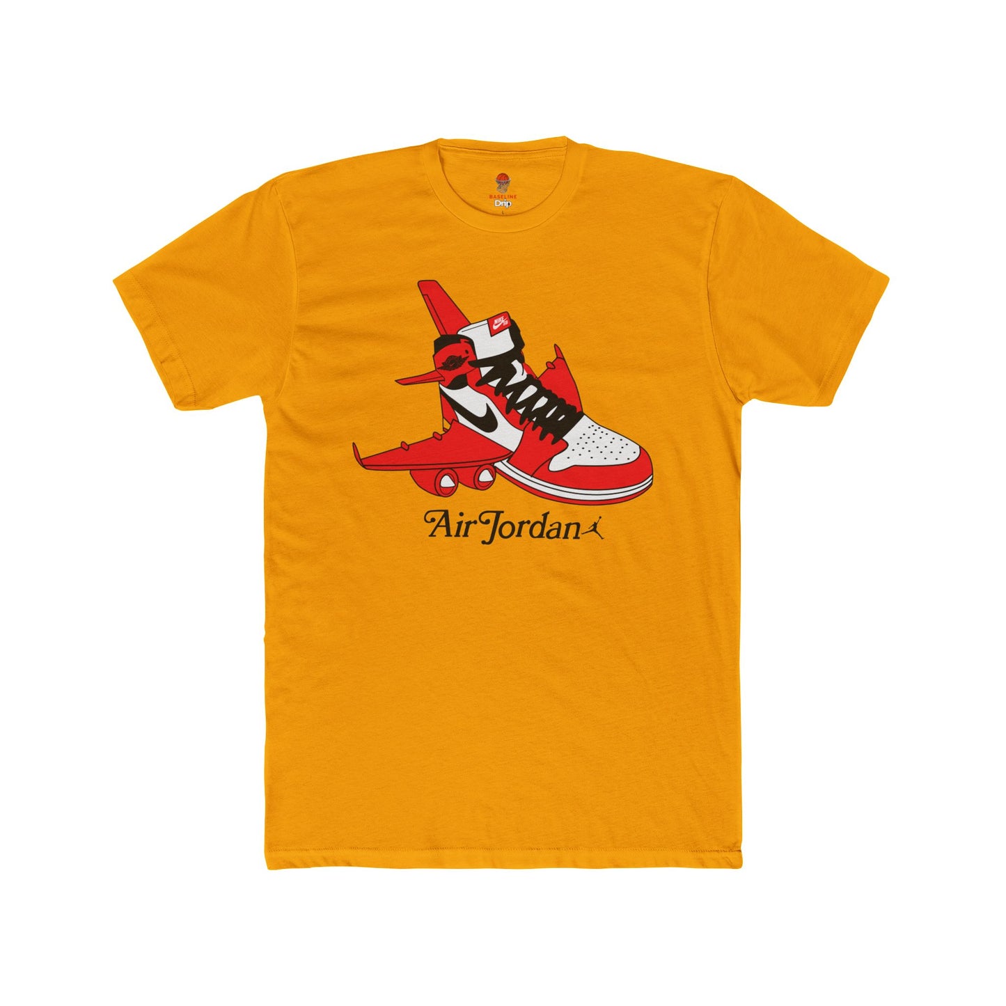 Adult MJ Air Flight Unisex Cotton Crew Tee - Perfect for Basketball Fans