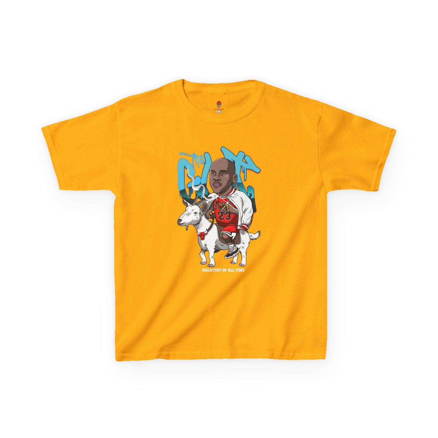 Kids MJ GOAT Basketball Fan Unisex Heavy Cotton Tee
