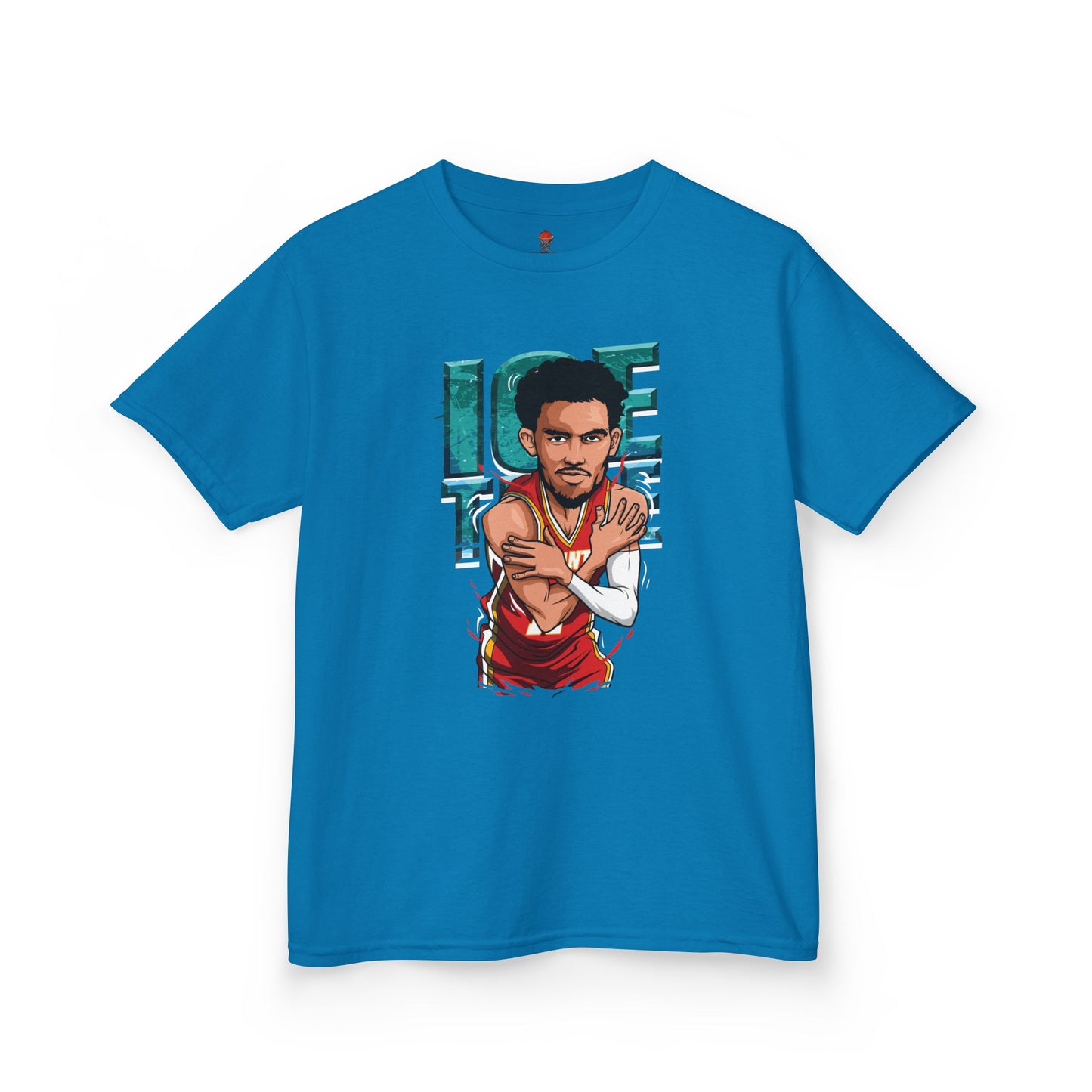 Kids Basketball Tee - Ice Time Unisex Cotton Crew