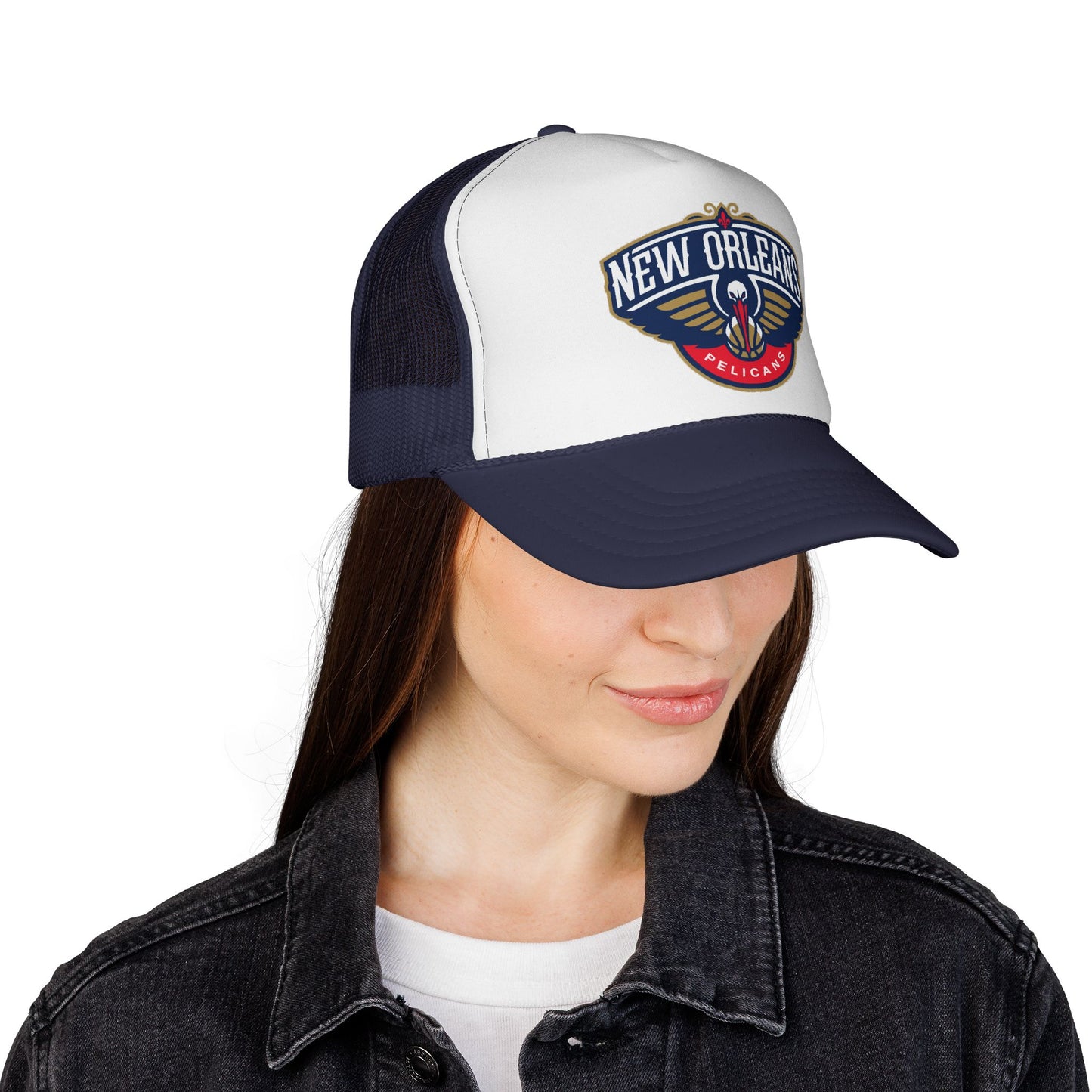 New Orleans Pelicans Trucker Cap - Sporty Mesh Hat, Perfect for Game Day, NBA Fans, Gifts for Basketball Lovers, Summer Wear