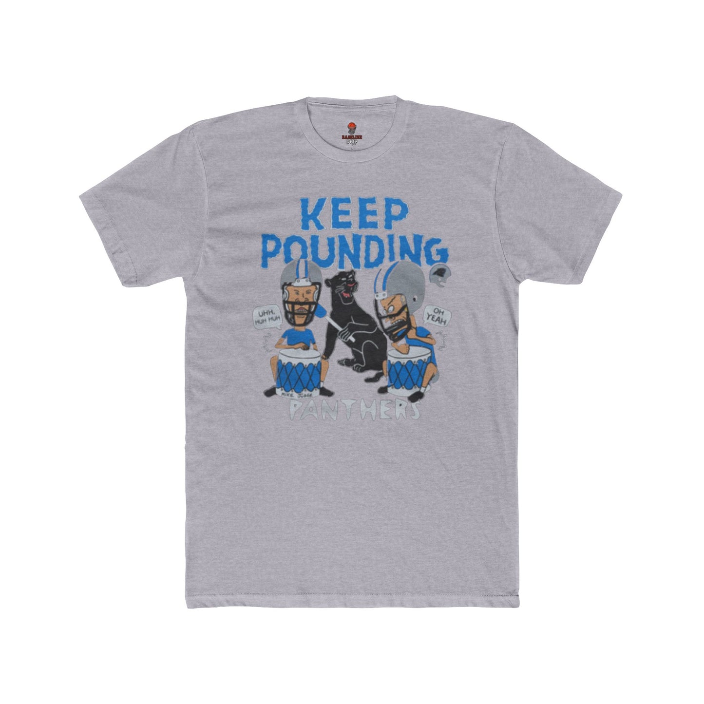 Adult Panthers Football Graphic Tee, Keep Pounding Cotton T-Shirt, Unisex Sports Apparel, Game Day Shirt, Fan Gift, Casual Outfit