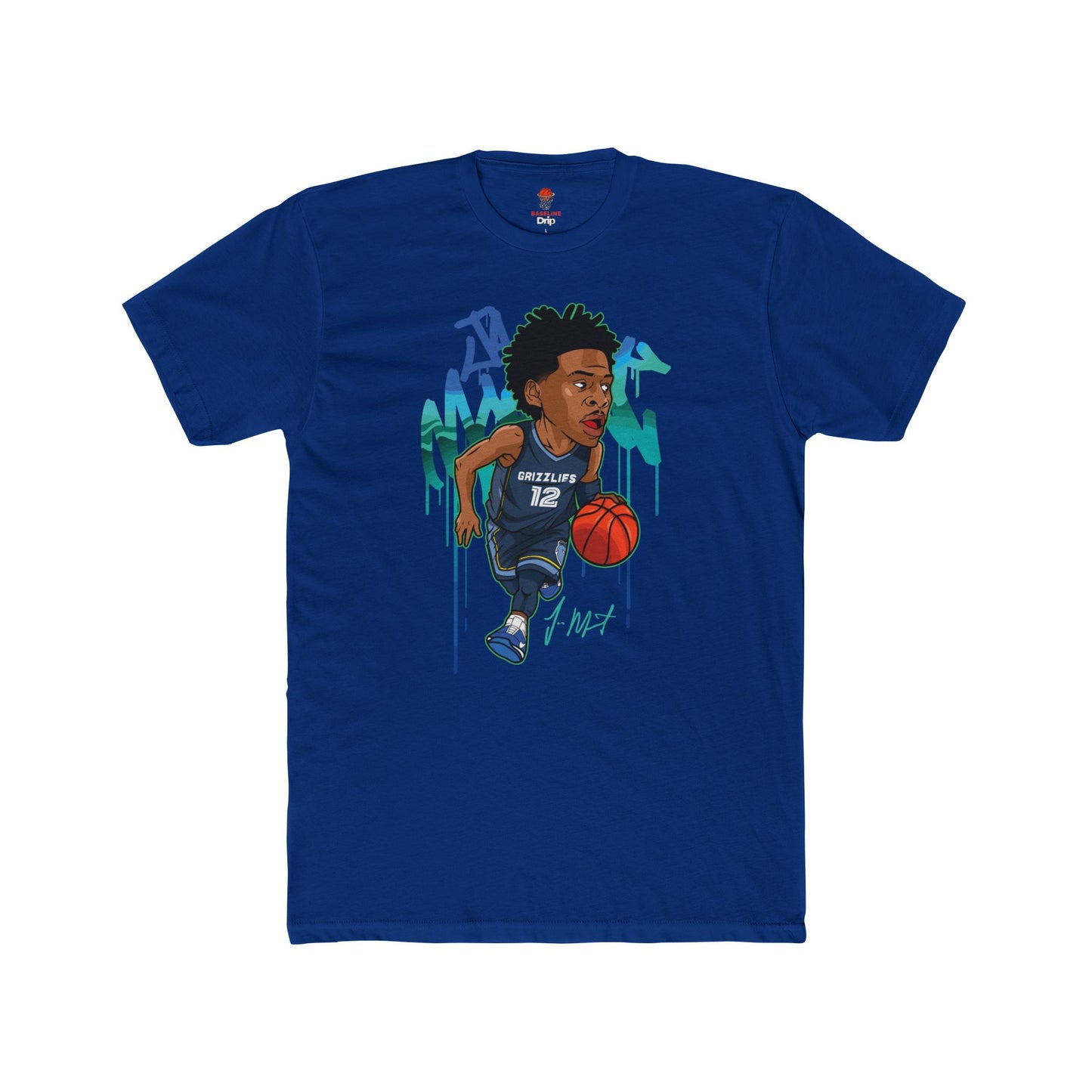 Adult Morant Unisex Cotton Crew Tee - Perfect for Basketball Fans