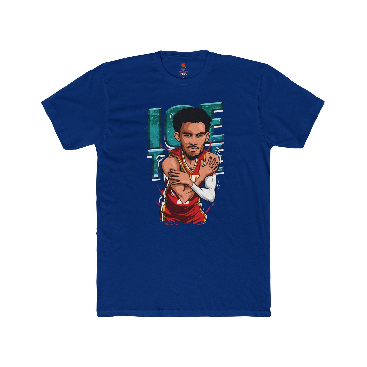 Adult Ice Time Unisex Cotton Crew Tee - Perfect for Basketball Fans