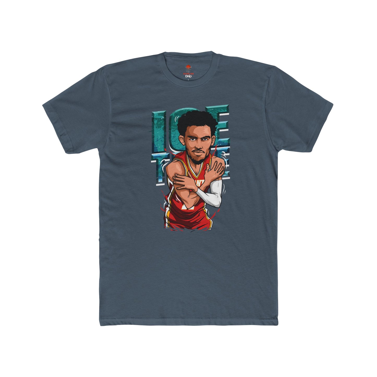 Adult Ice Time Unisex Cotton Crew Tee - Perfect for Basketball Fans