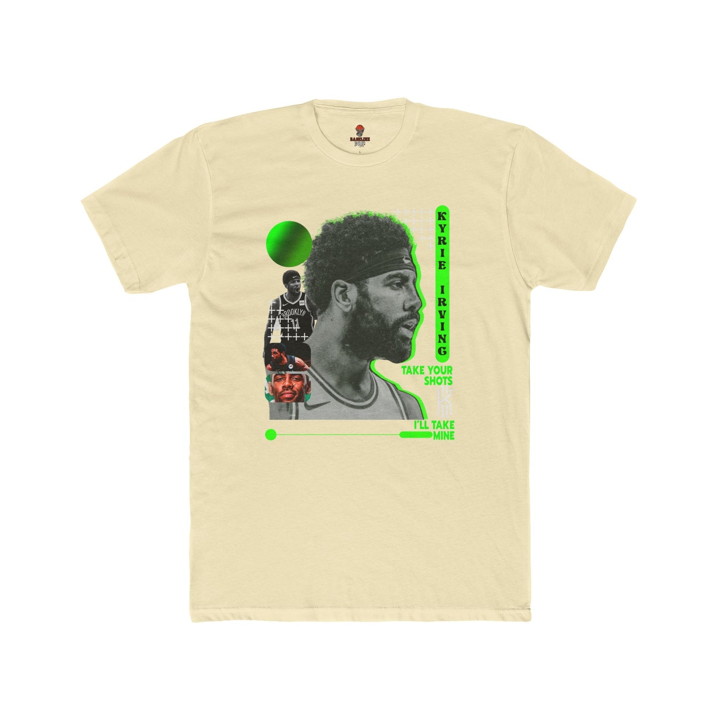 Adult Kyrie Basketball Themed Unisex Cotton Crew Tee - Sporty Graphic Tee for Fans, Gift for Athletes, Game Day Top