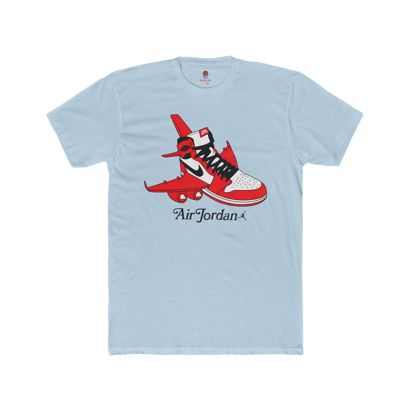 Adult MJ Air Flight Unisex Cotton Crew Tee - Perfect for Basketball Fans