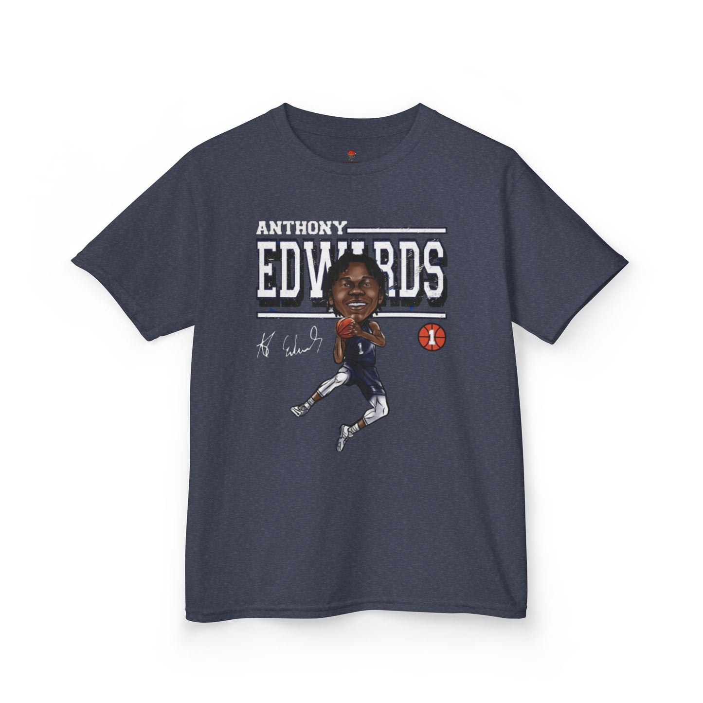 Kids Sporty Graphic Tee, Basketball Fan Shirt, Anthony Edwards Tee, Kids Casual Wear, Sports Gift, Youth T-Shirt