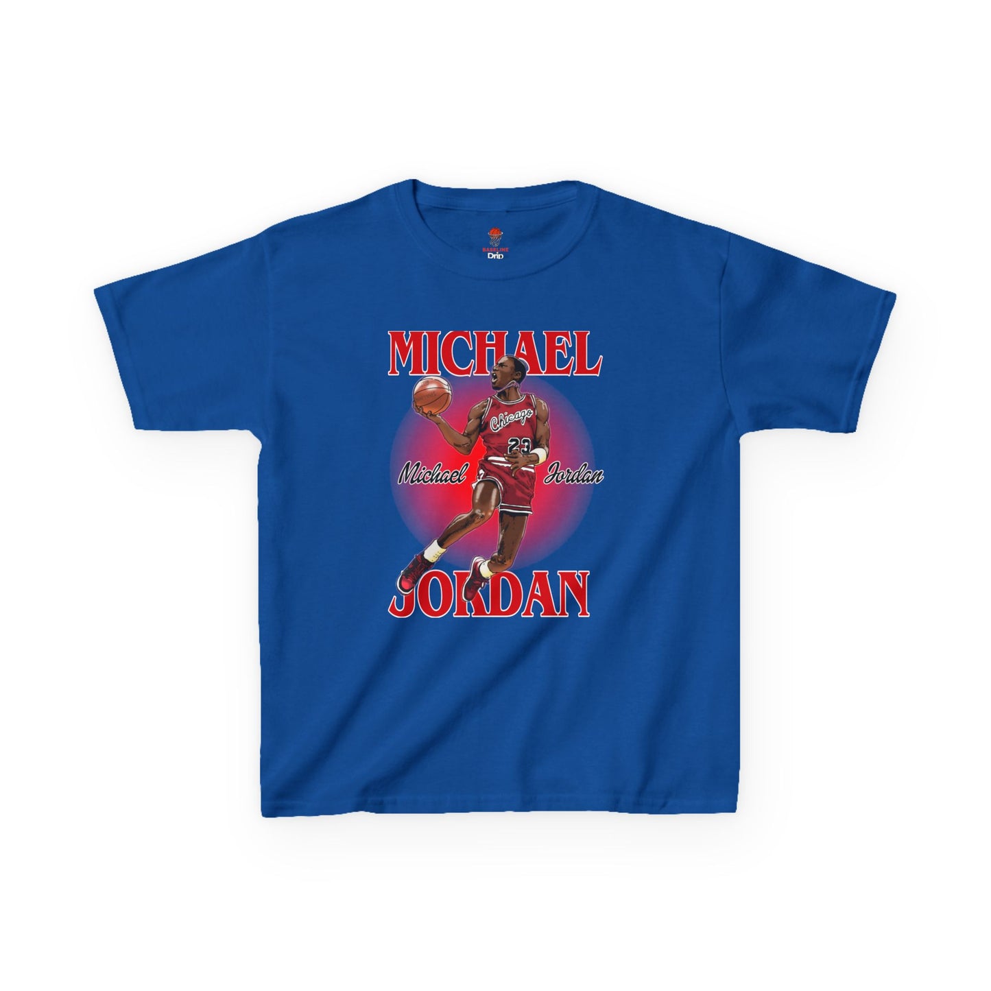 Kids Michael Jordan Retro 2 Unisex Heavy Cotton Tee - Basketball Inspired Apparel