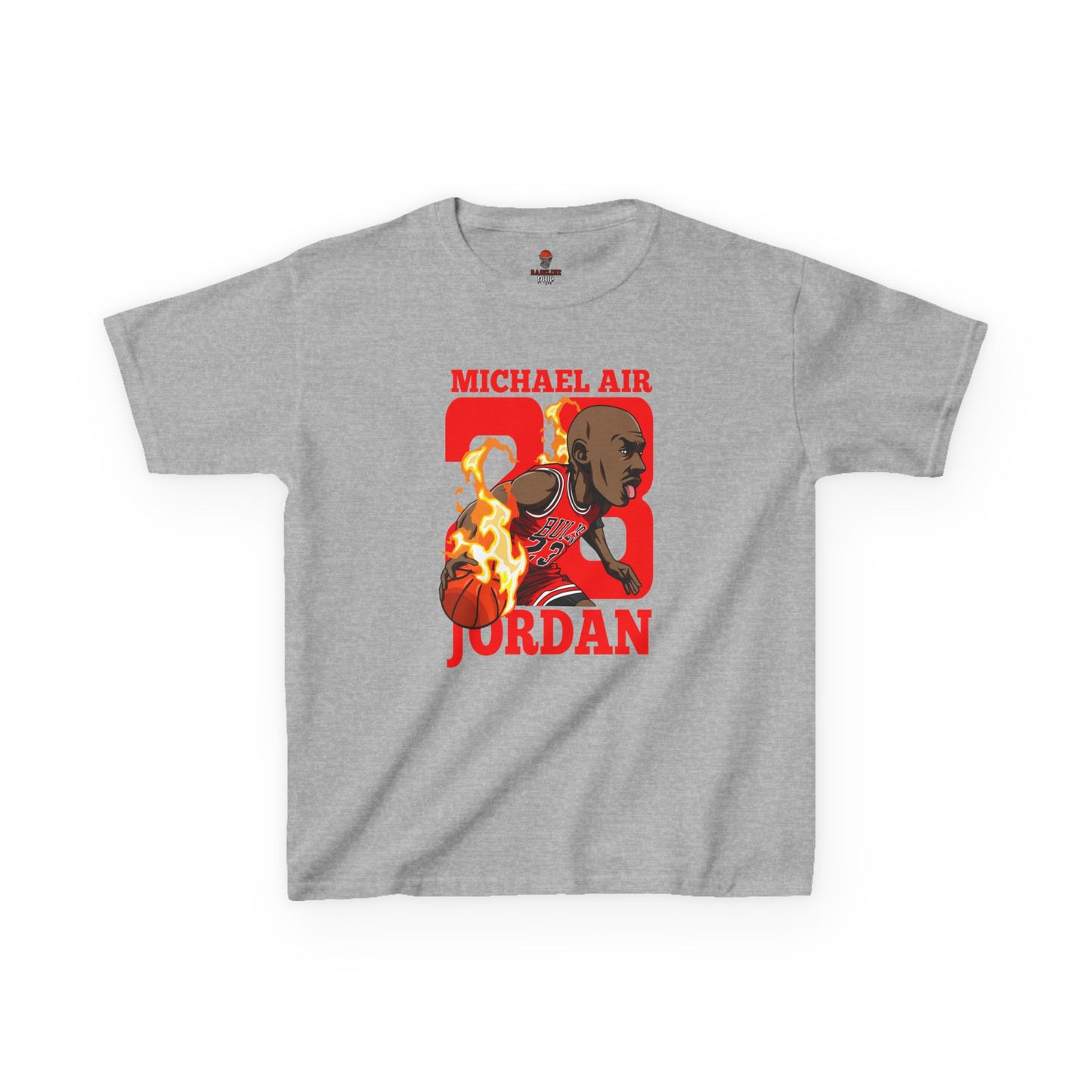Kids Michael Jordan Retro Unisex Heavy Cotton Tee - Basketball Inspired Apparel