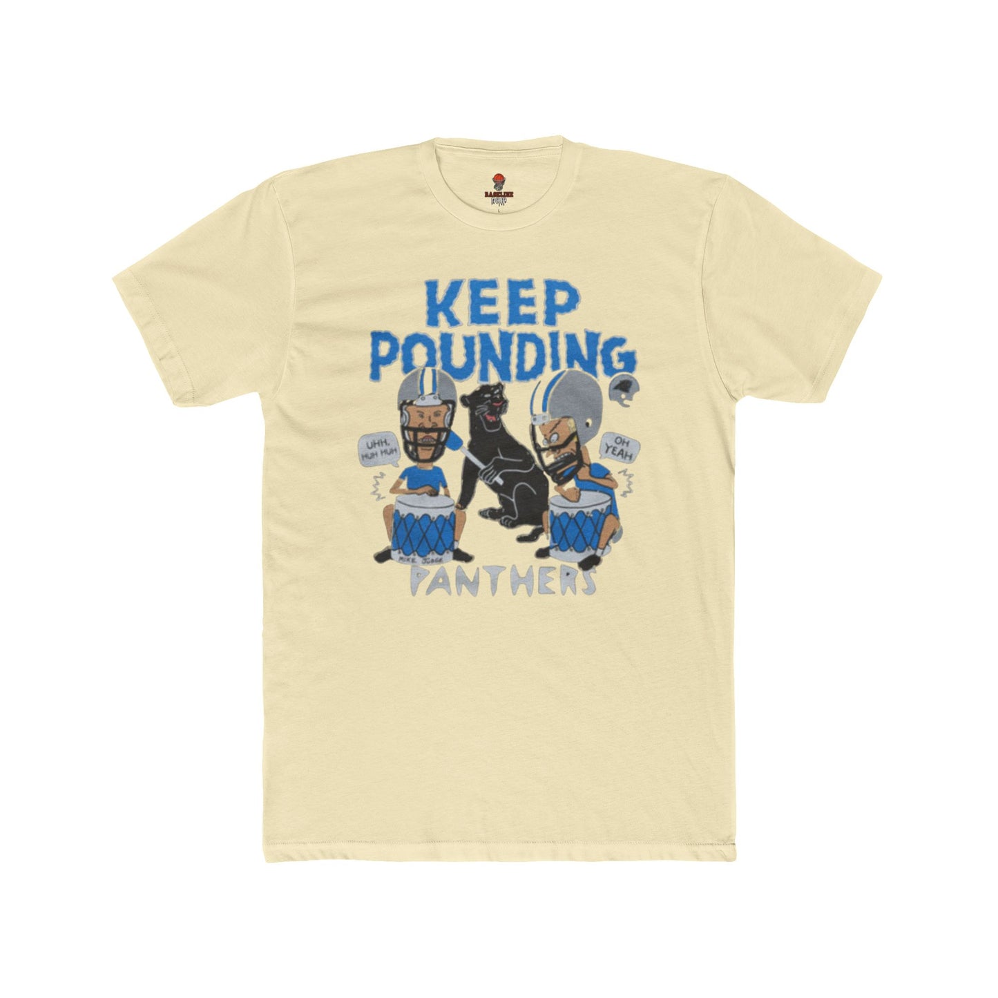 Adult Panthers Football Graphic Tee, Keep Pounding Cotton T-Shirt, Unisex Sports Apparel, Game Day Shirt, Fan Gift, Casual Outfit