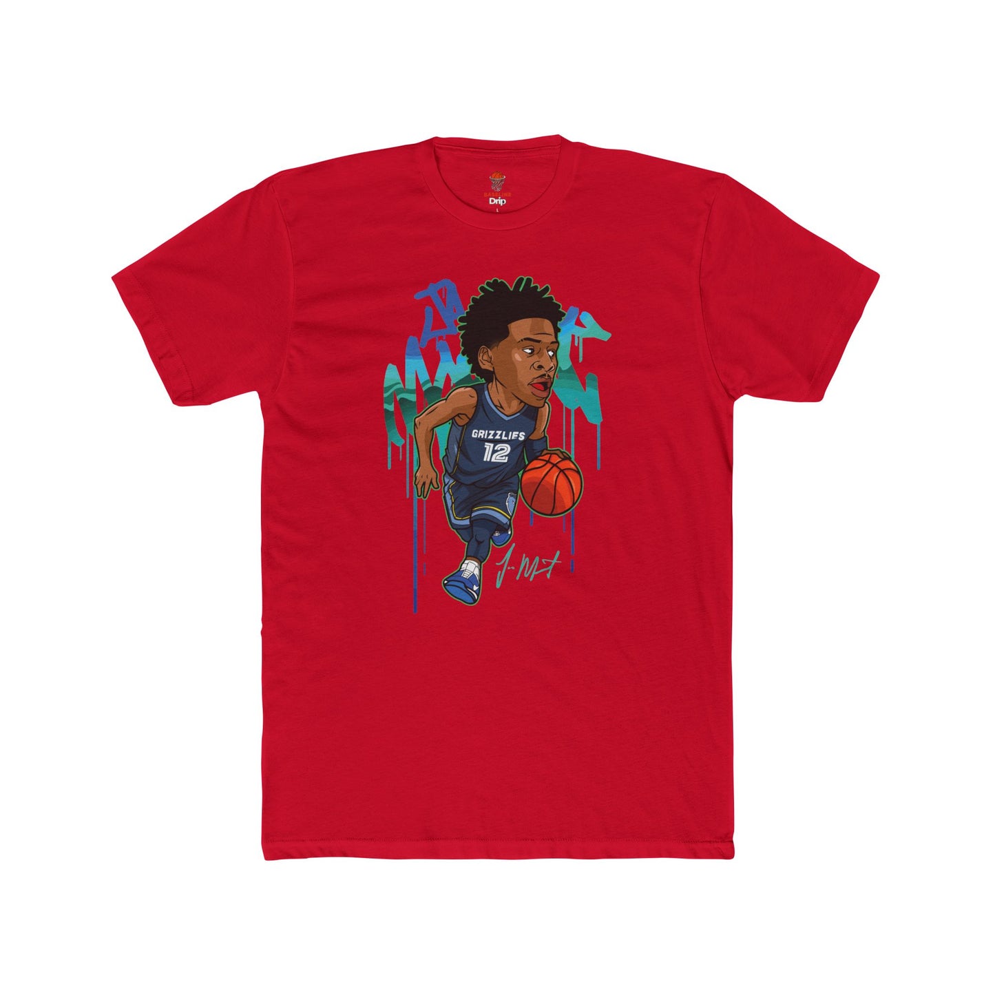 Adult Morant Unisex Cotton Crew Tee - Perfect for Basketball Fans