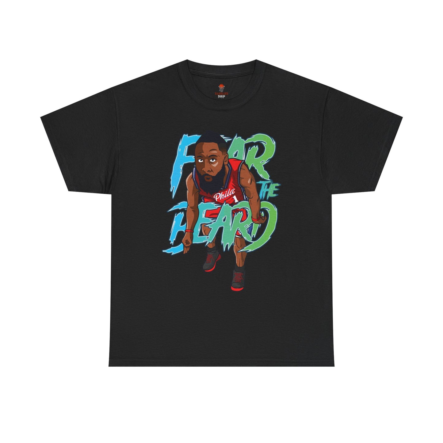 Adult Fear The Beard Harden Unisex Heavy Cotton Tee - Basketball Inspired Apparel