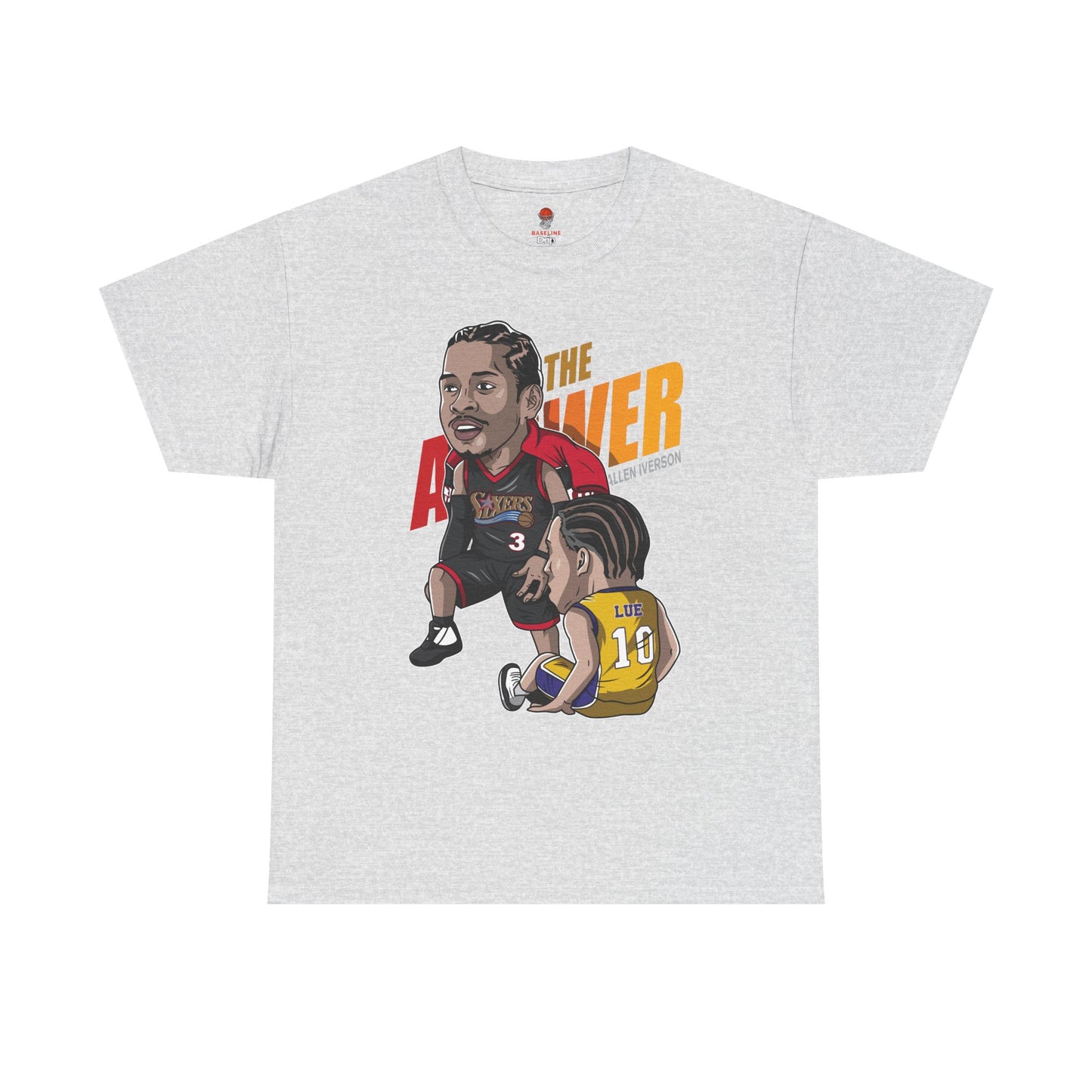 Adult The Answer Stepover Retro Unisex Heavy Cotton Tee - Basketball Inspired Apparel