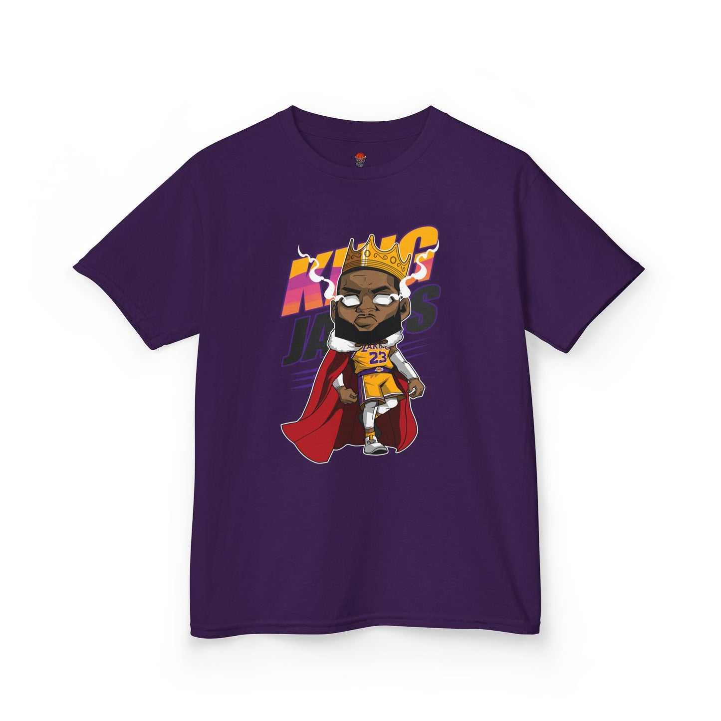 Kids King James Graphic Tee - Perfect Gift for Young Fans!