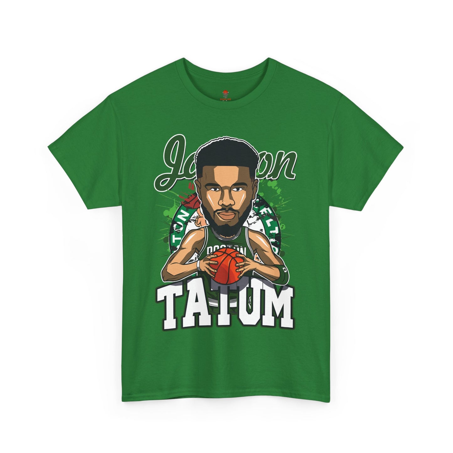 Adult Jason Tatum Anime Basketball Fan Unisex Heavy Cotton Tee