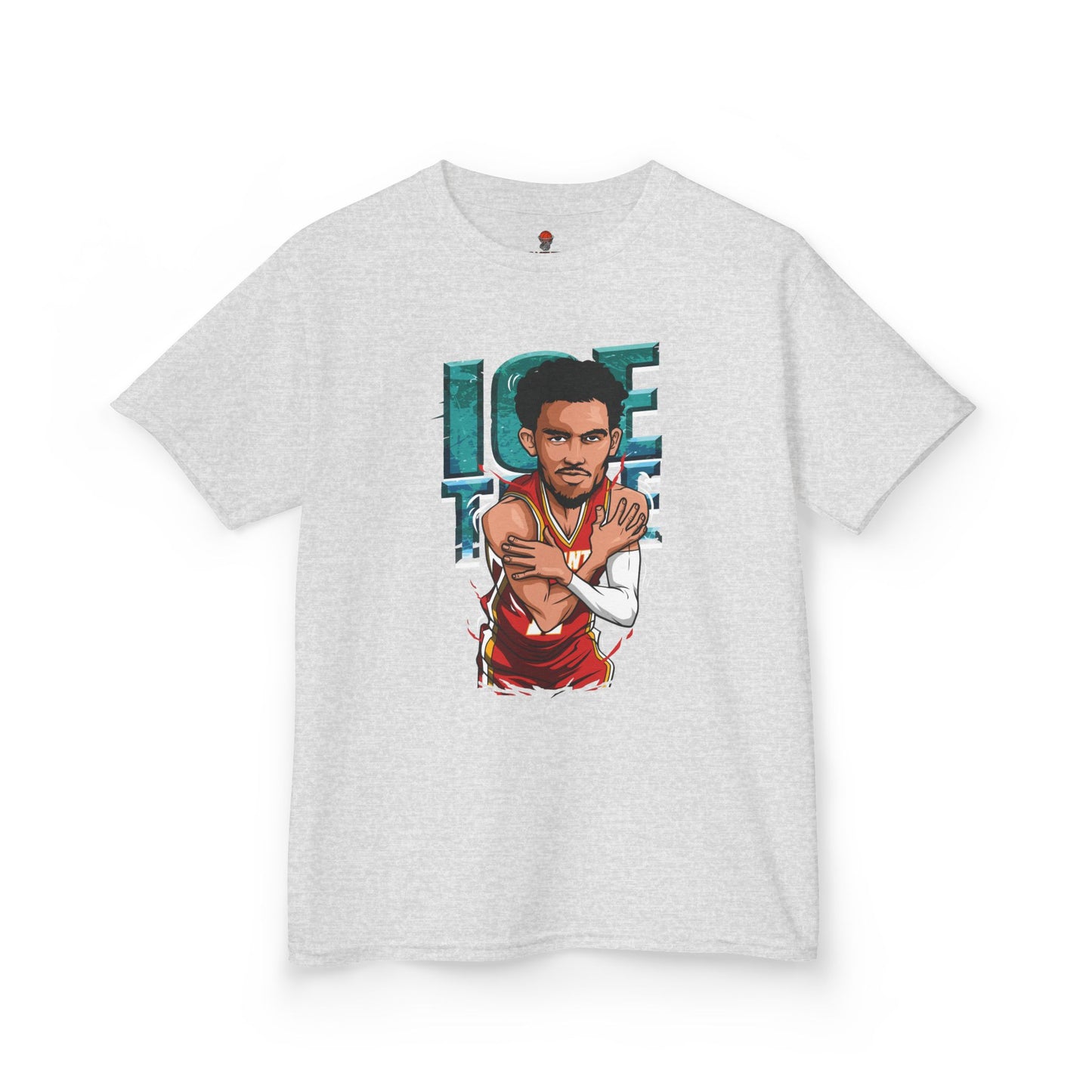 Kids Basketball Tee - Ice Time Unisex Cotton Crew