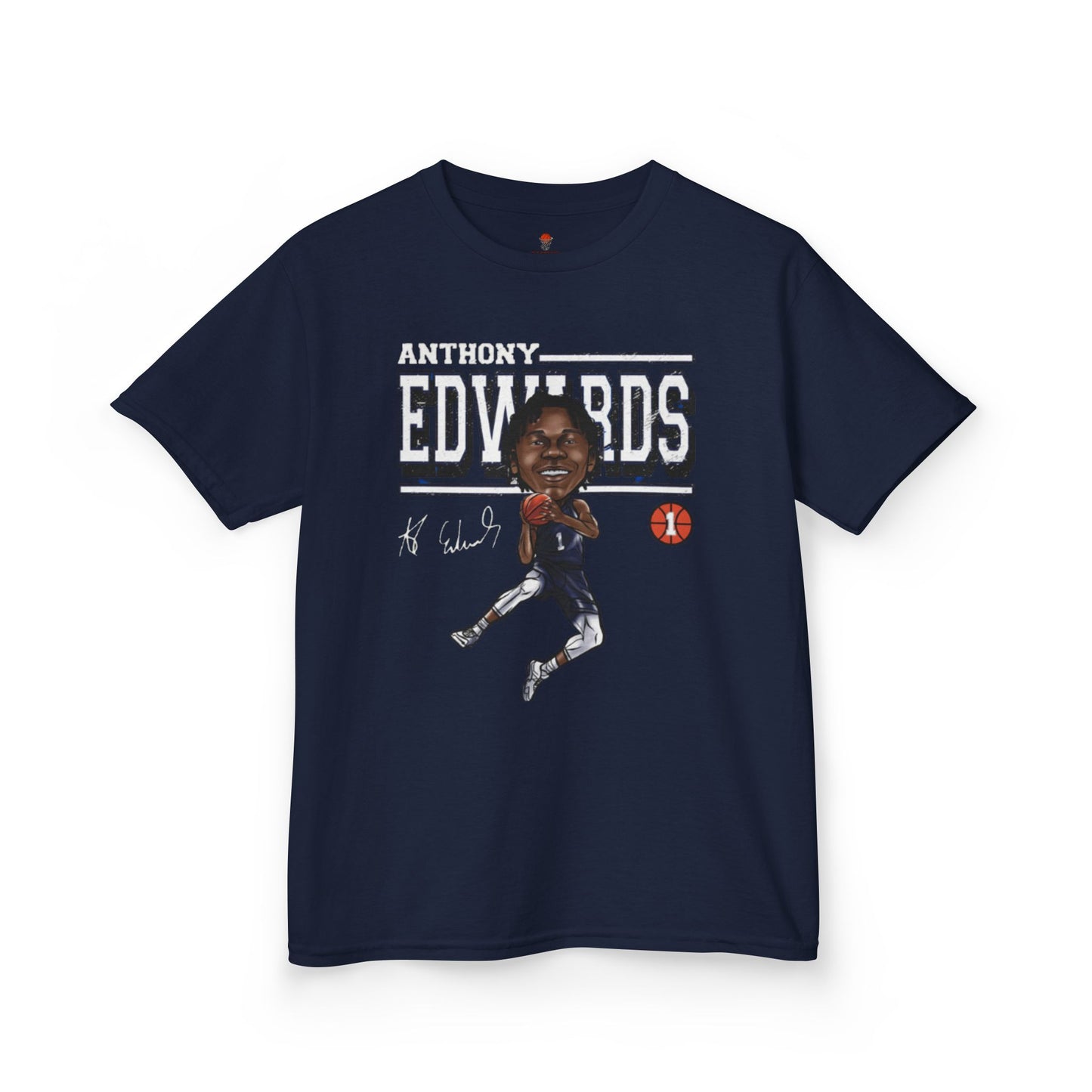 Kids Sporty Graphic Tee, Basketball Fan Shirt, Anthony Edwards Tee, Kids Casual Wear, Sports Gift, Youth T-Shirt