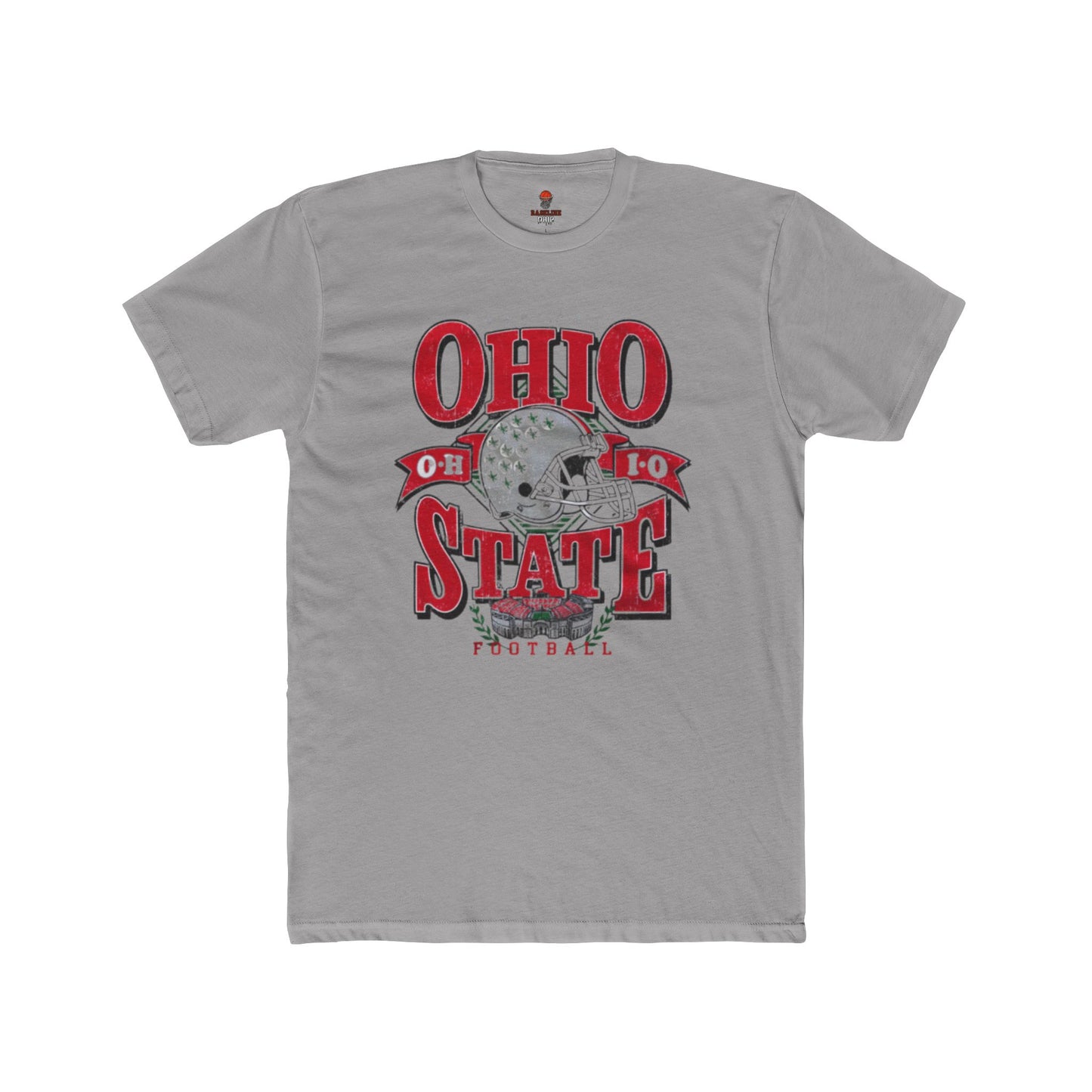Adult Ohio State Football Unisex Cotton Crew Tee, Game Day Shirt, College Apparel, Sports Gift, Team Pride Tee