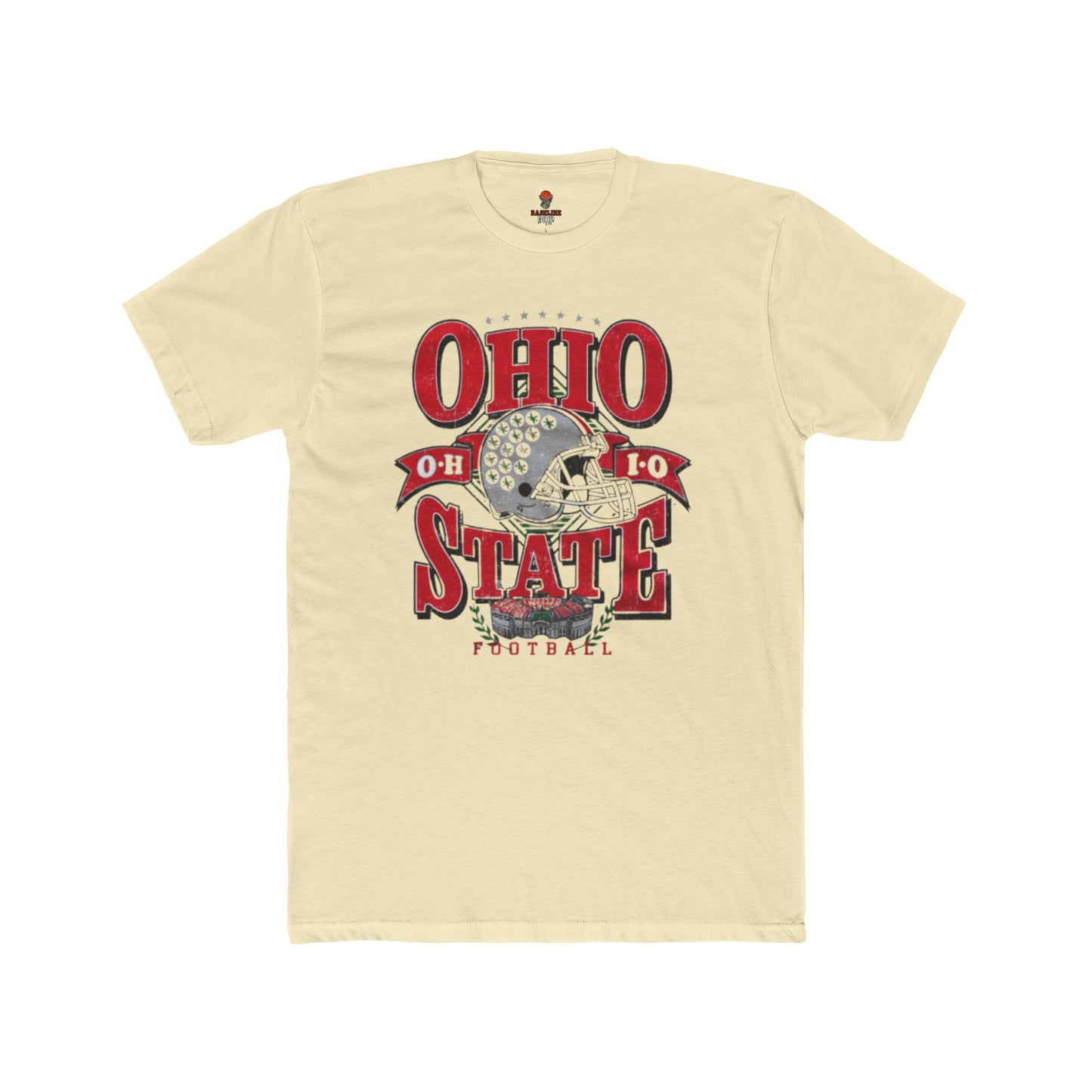 Adult Ohio State Football Unisex Cotton Crew Tee, Game Day Shirt, College Apparel, Sports Gift, Team Pride Tee