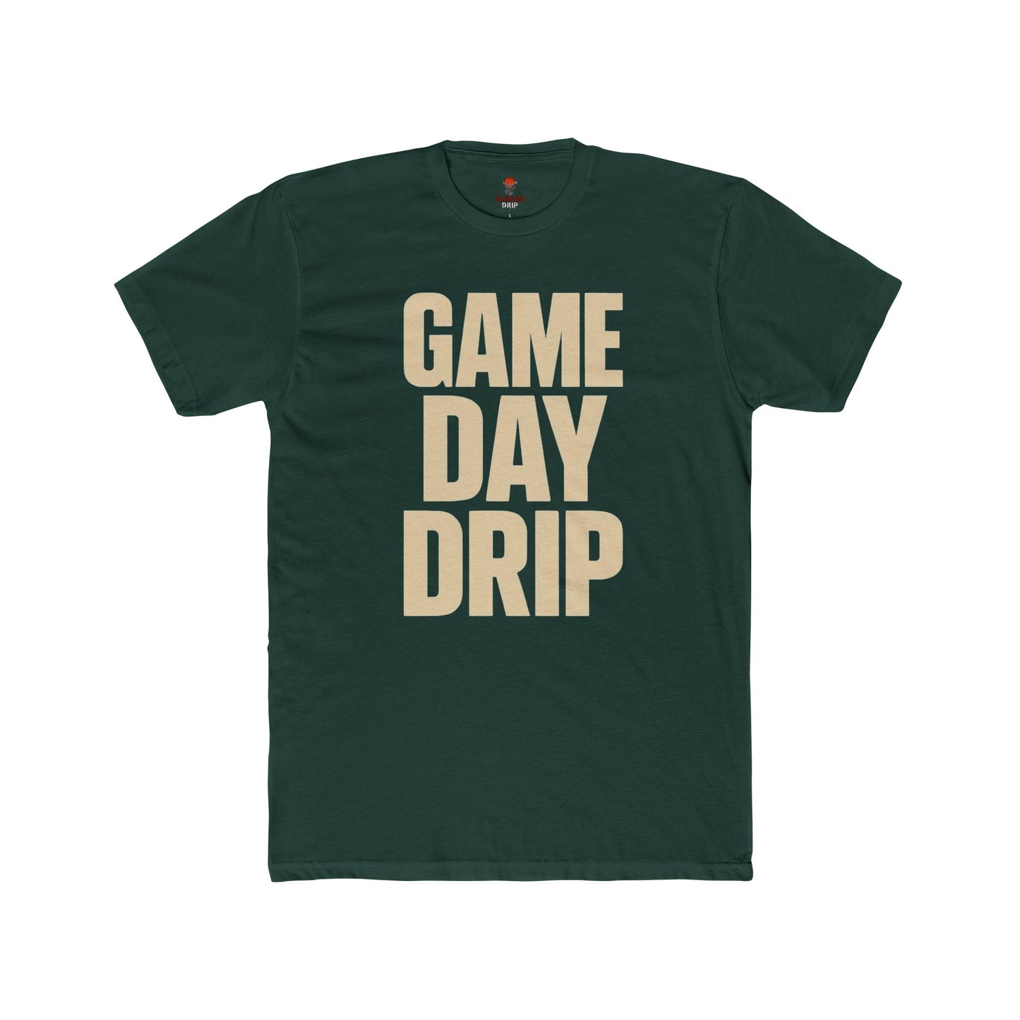 Adult Graphic Tee -Game Day Drip Unisex Cotton Crew Tee