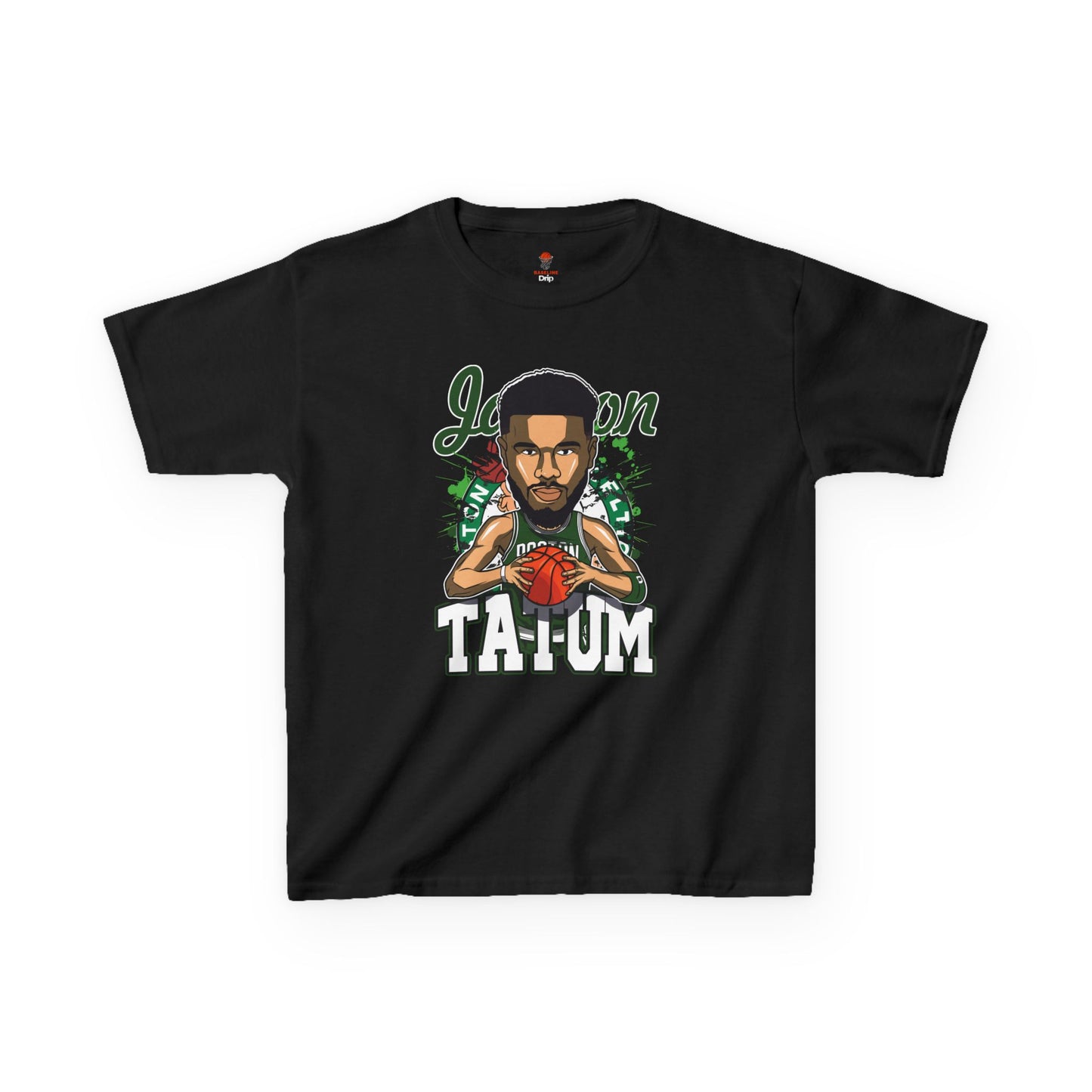 Kids Jason Tatum Anime Basketball Fan Unisex Heavy Cotton Tee