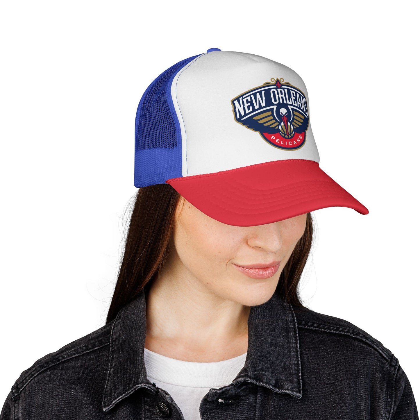 New Orleans Pelicans Trucker Cap - Sporty Mesh Hat, Perfect for Game Day, NBA Fans, Gifts for Basketball Lovers, Summer Wear