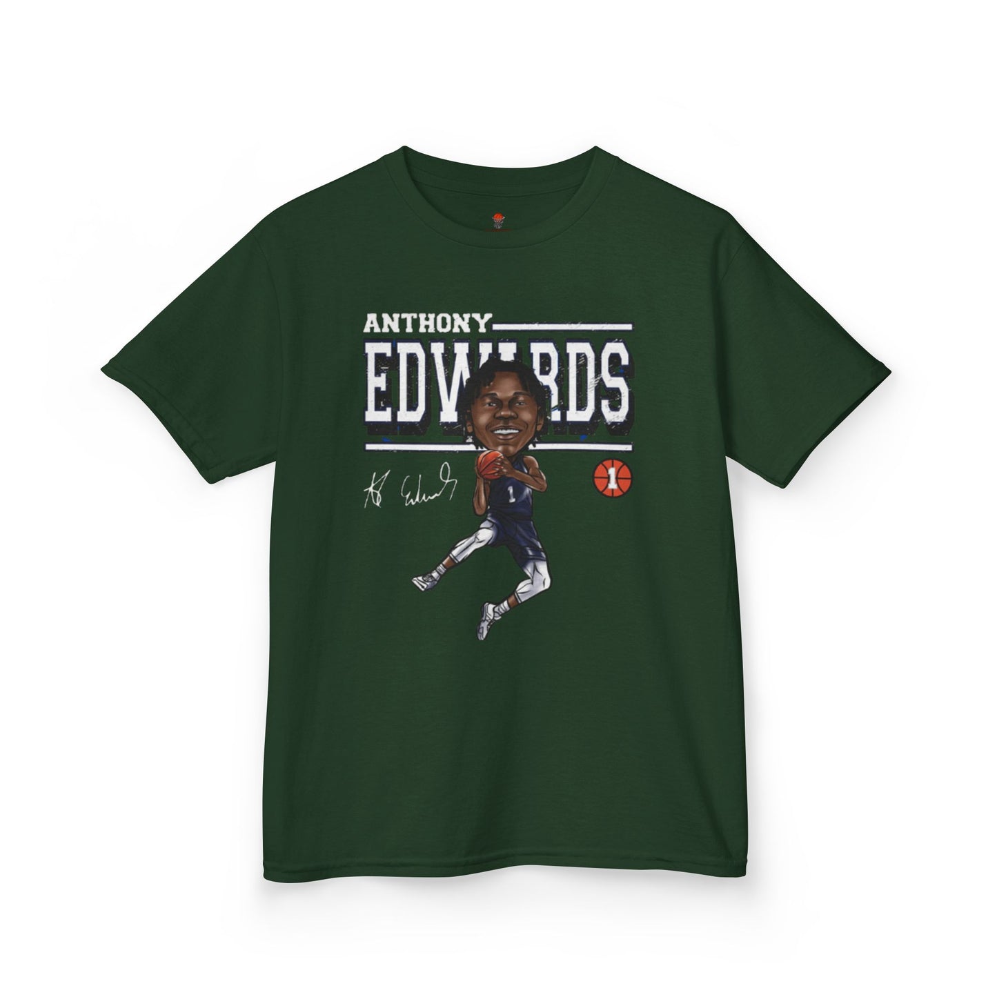 Kids Sporty Graphic Tee, Basketball Fan Shirt, Anthony Edwards Tee, Kids Casual Wear, Sports Gift, Youth T-Shirt
