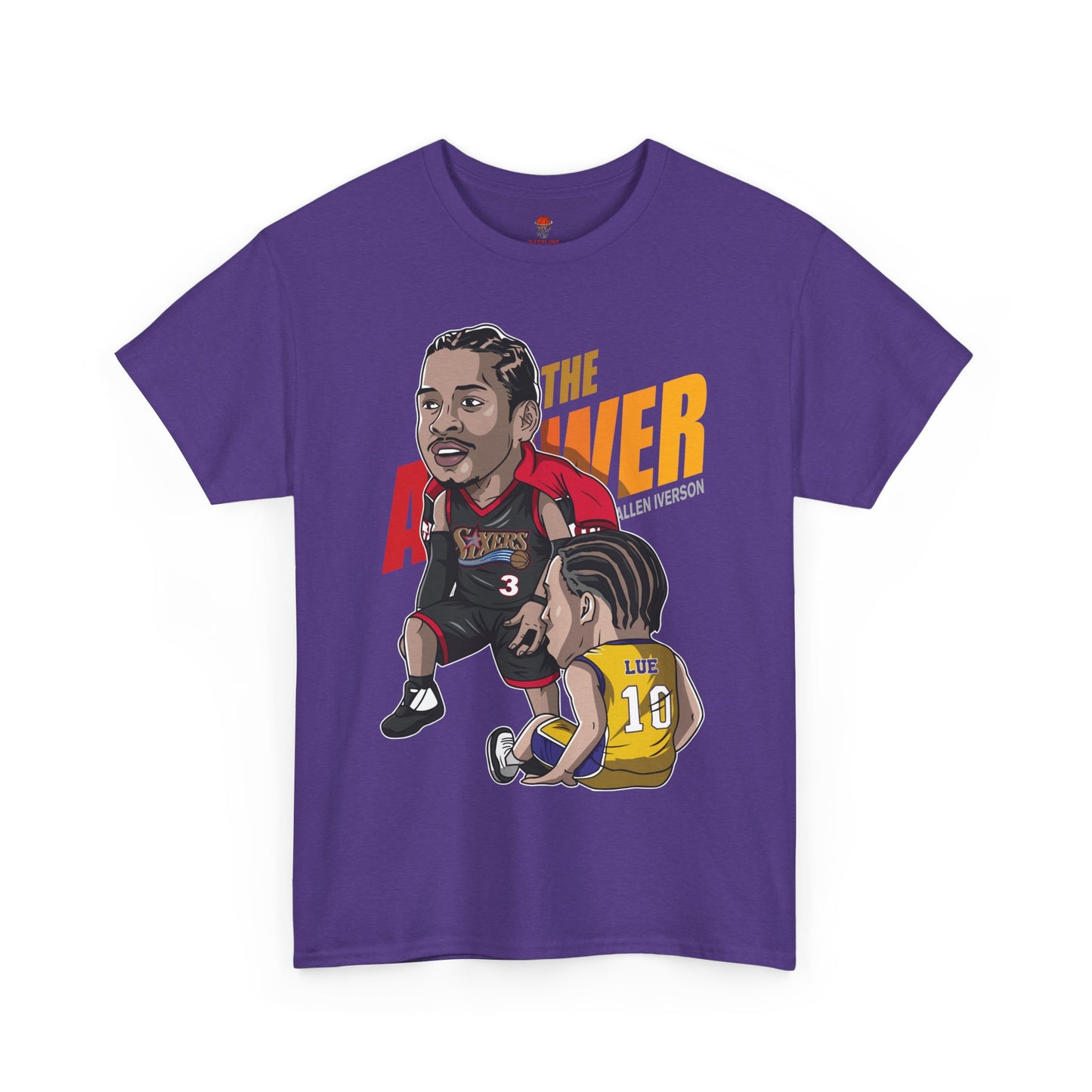 Adult The Answer Stepover Retro Unisex Heavy Cotton Tee - Basketball Inspired Apparel