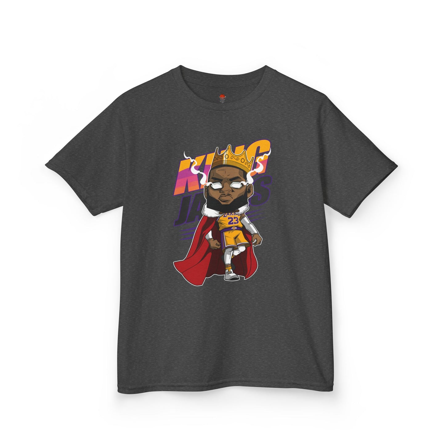 Kids King James Graphic Tee - Perfect Gift for Young Fans!