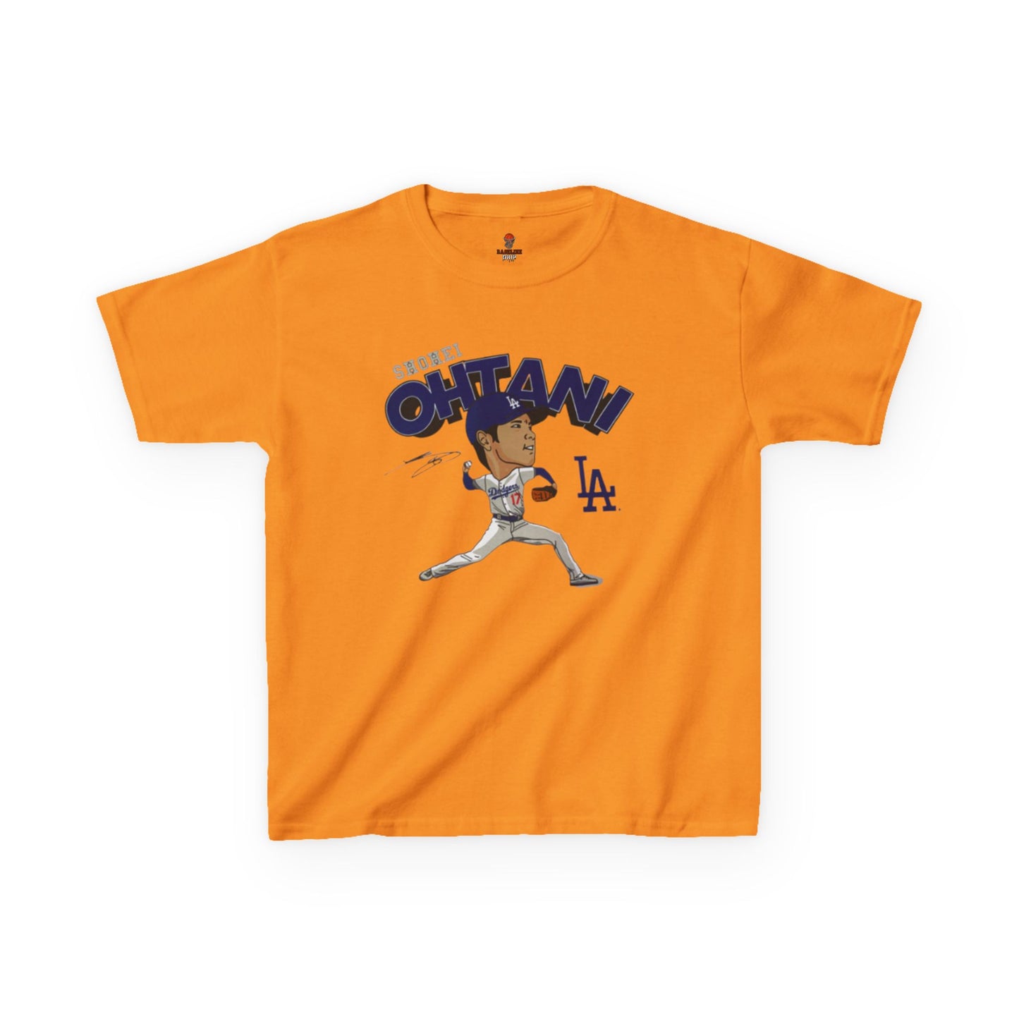 Kids Sports Shohei Tee, Youth Baseball Shirt, Kids Gift for Sports Fans, Playtime Apparel, Birthday Gift for Boys and Girls