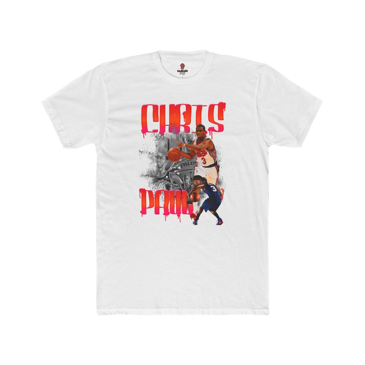 Adult Chris Paul Unisex Cotton Crew Tee, Basketball Shirt, Sports Apparel, Gift for Fans, Casual Style, Team Spirit