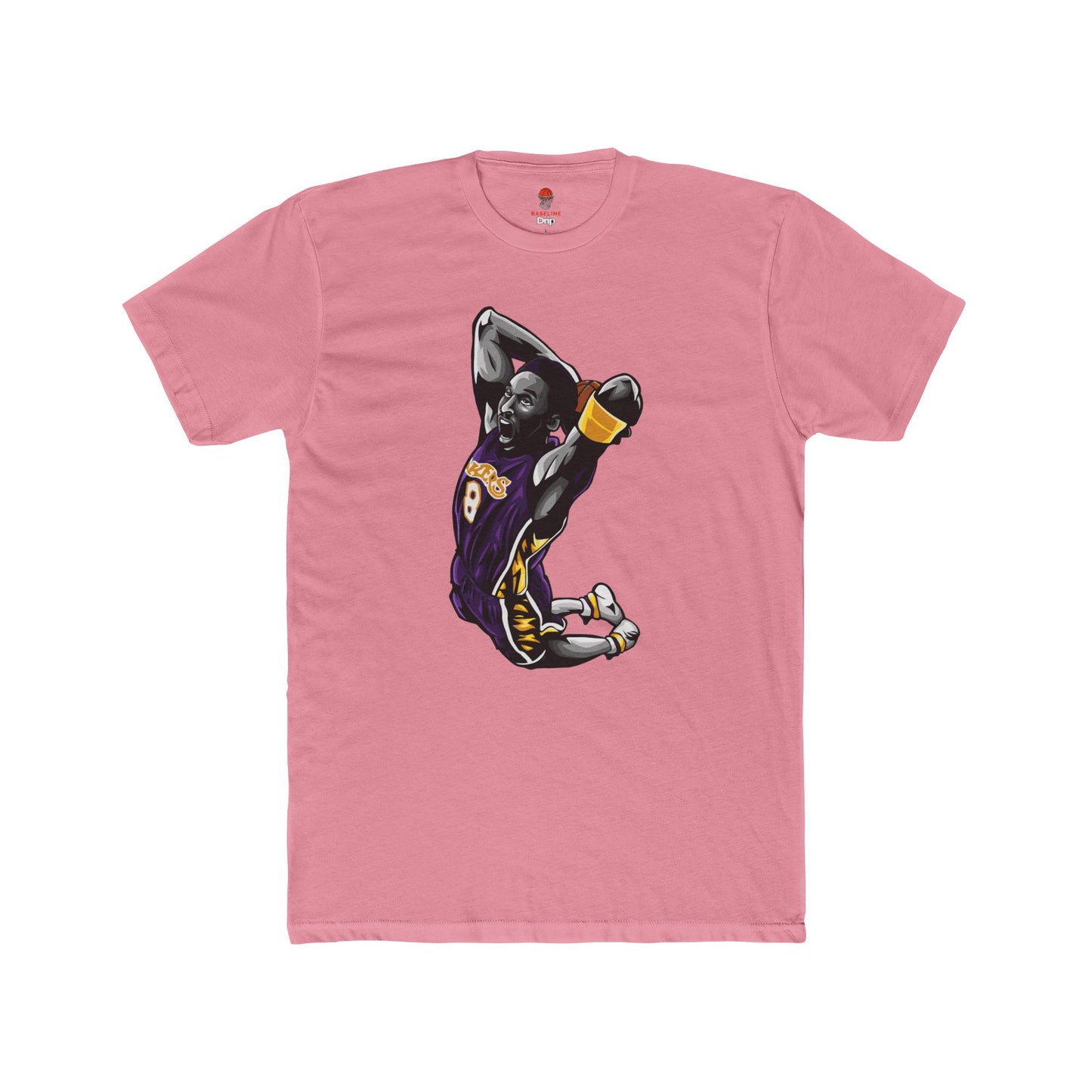 Adult Kobe Bean Unisex Cotton Crew Tee - Perfect for Basketball Fans