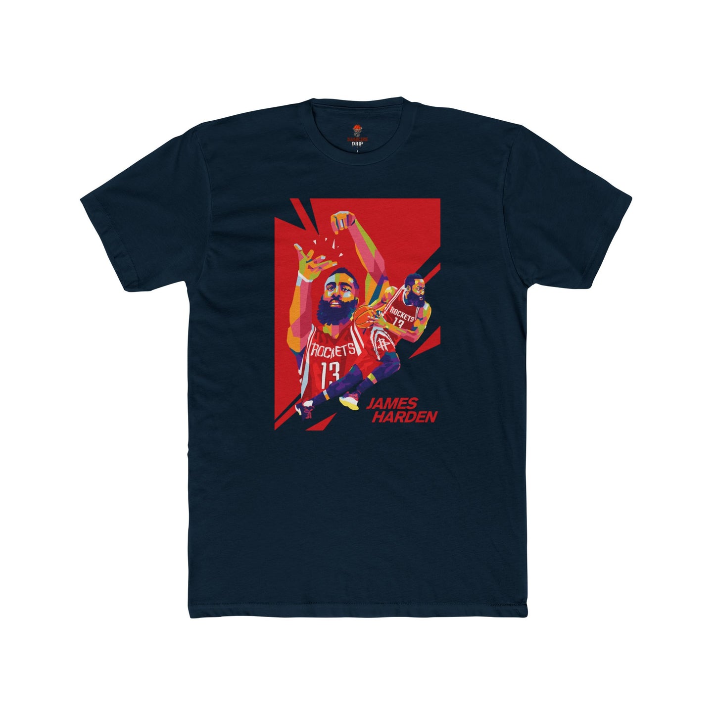 Adult Harden Graphic Tee, Trendy Cotton Crew T-Shirt, Statement Tee, Gift for Fans, Sports Apparel