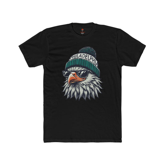 Adult Crew Tee Eagles Cap Graphic T-Shirt