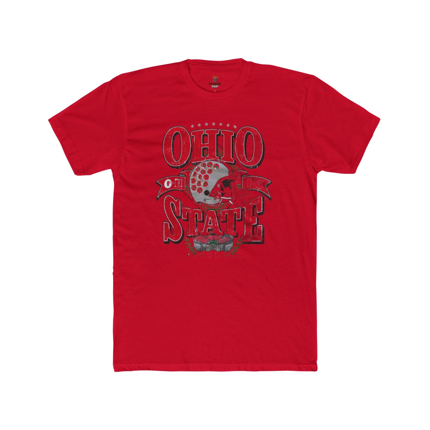 Adult Ohio State Football Unisex Cotton Crew Tee, Game Day Shirt, College Apparel, Sports Gift, Team Pride Tee