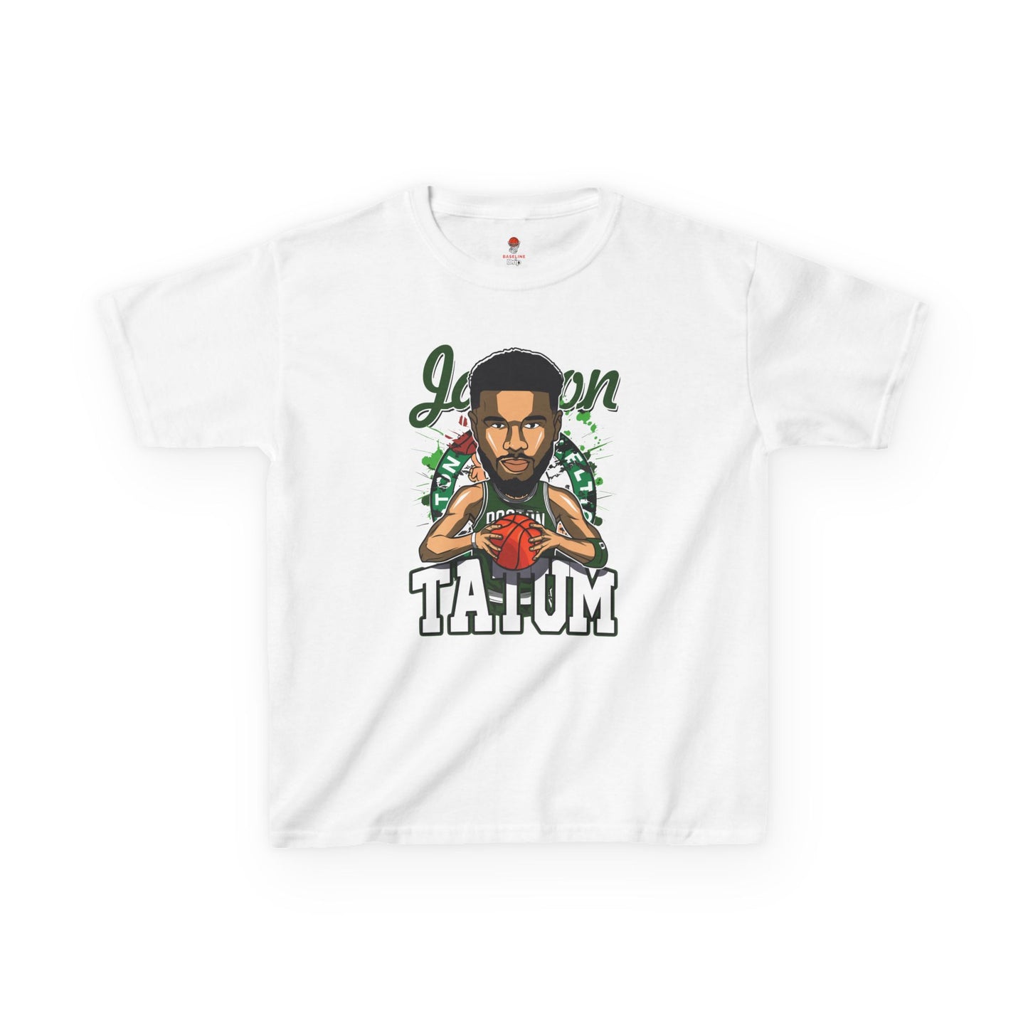 Kids Jason Tatum Anime Basketball Fan Unisex Heavy Cotton Tee