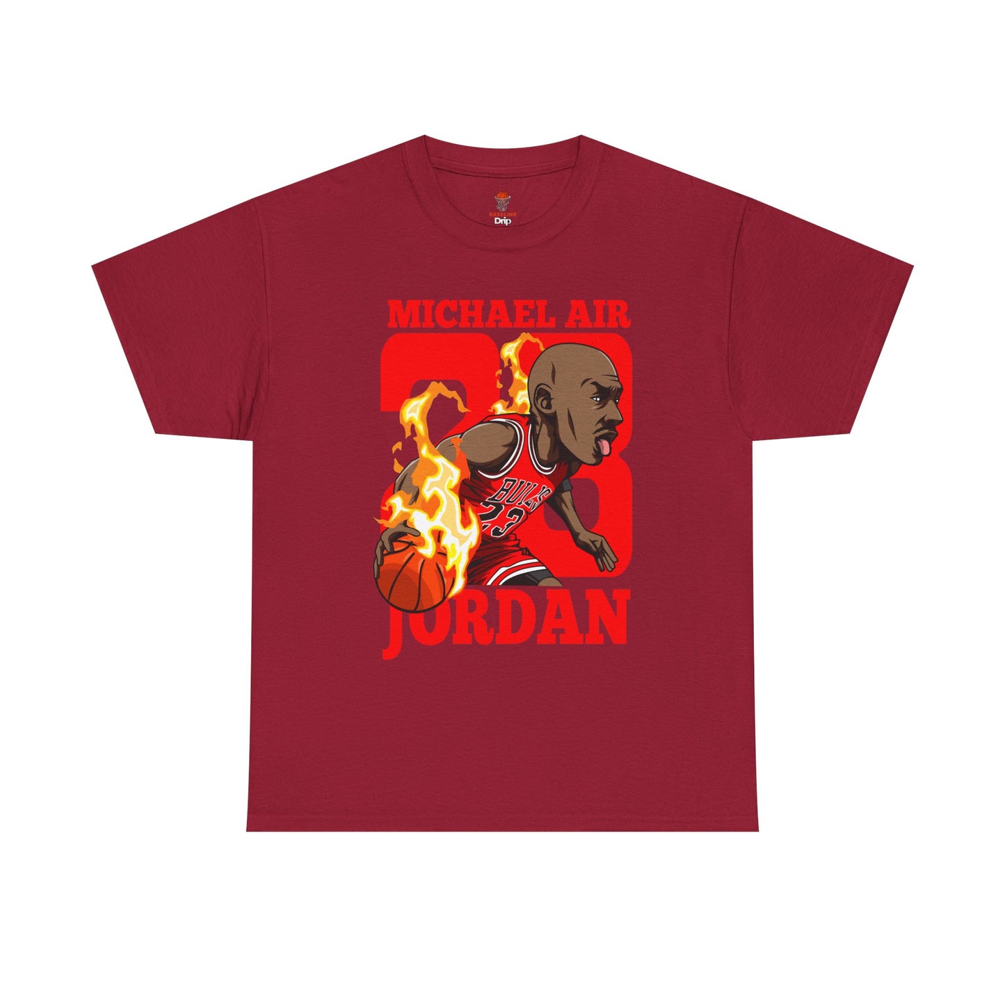Adult Michael Jordan Retro Unisex Heavy Cotton Tee - Basketball Inspired Apparel