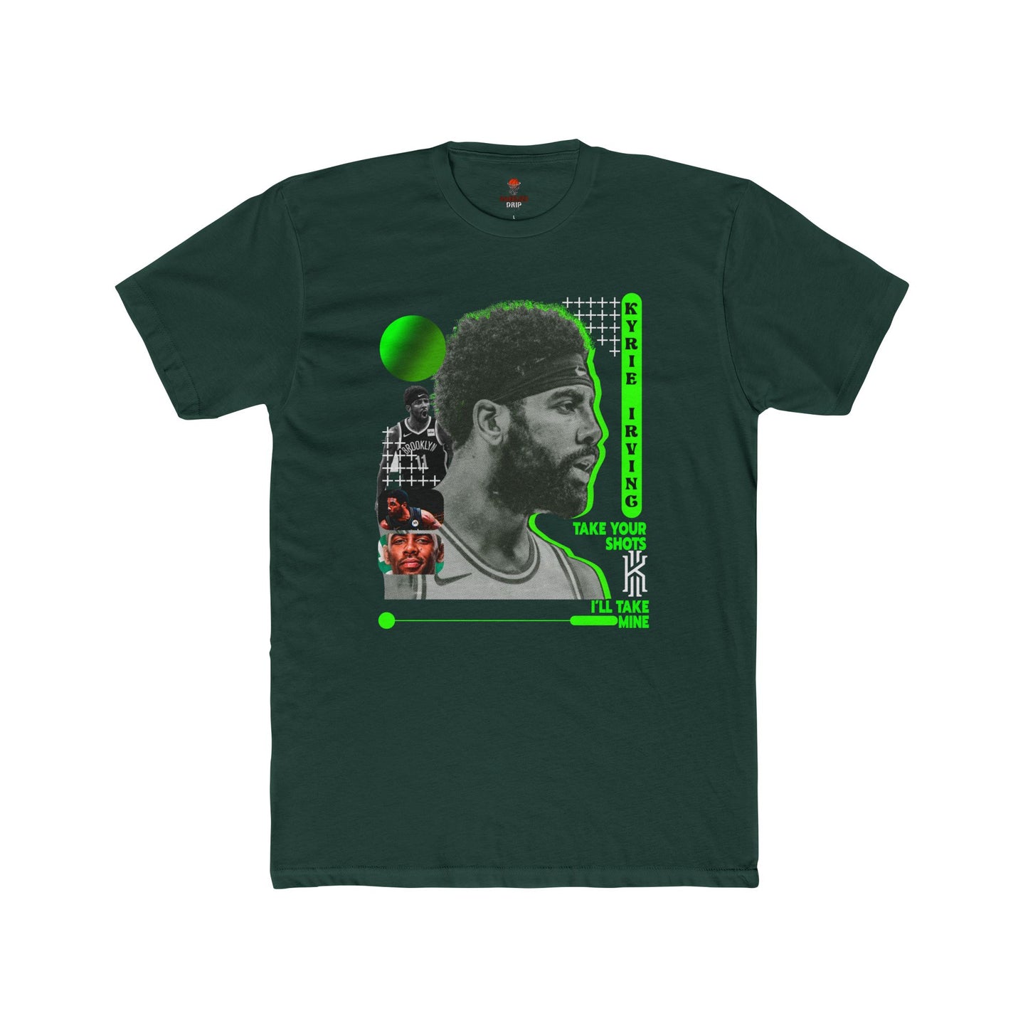 Adult Kyrie Basketball Themed Unisex Cotton Crew Tee - Sporty Graphic Tee for Fans, Gift for Athletes, Game Day Top