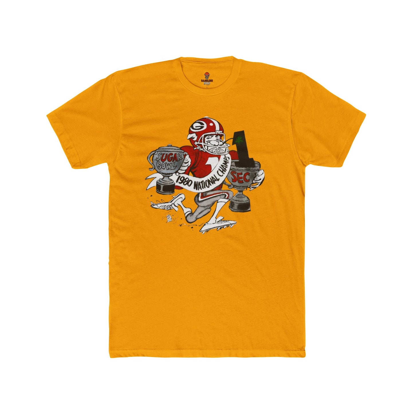 Adult GA Bulldog Champ Running Graphic Tee