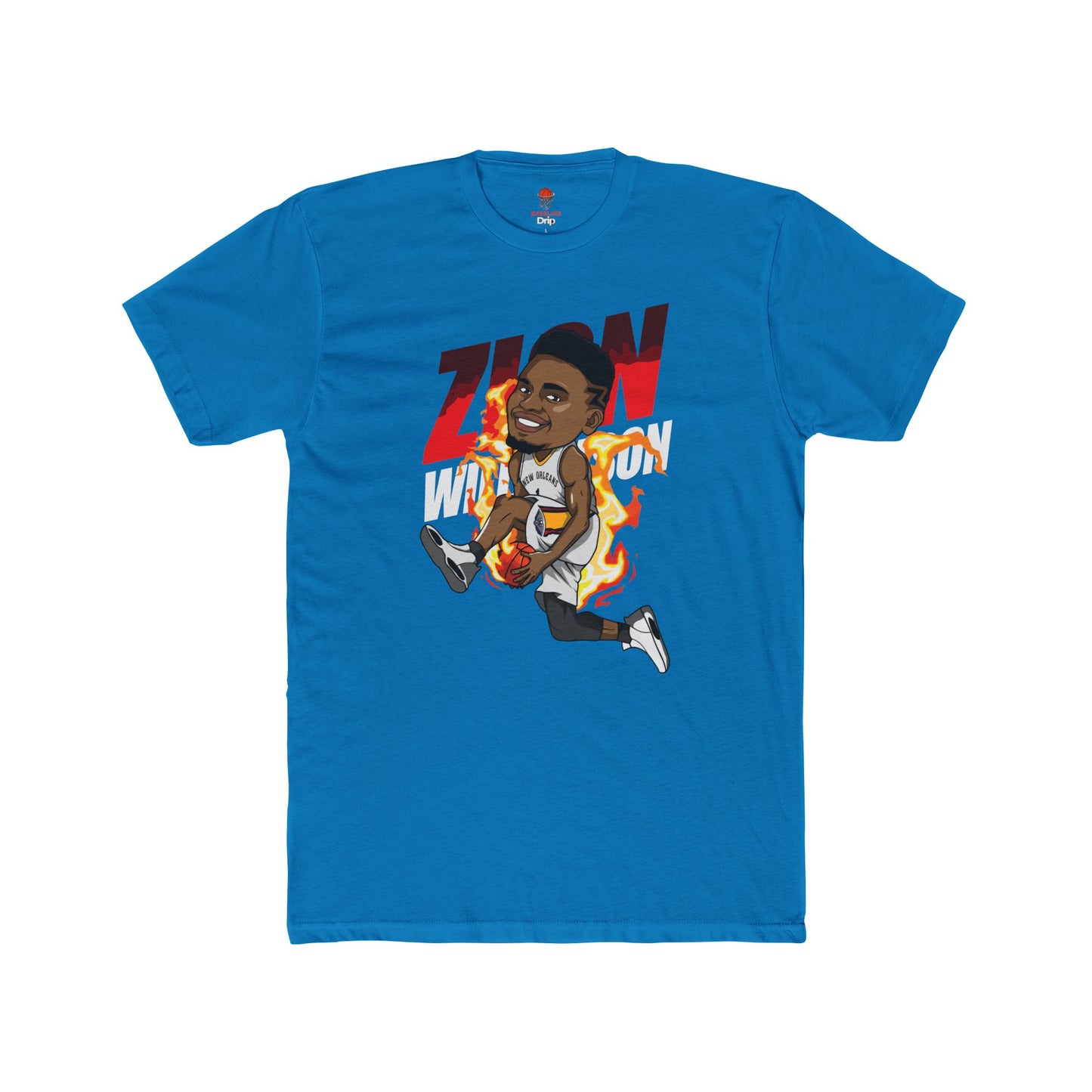 Adult Zion Will Unisex Cotton Crew Tee - Perfect for Basketball Fans