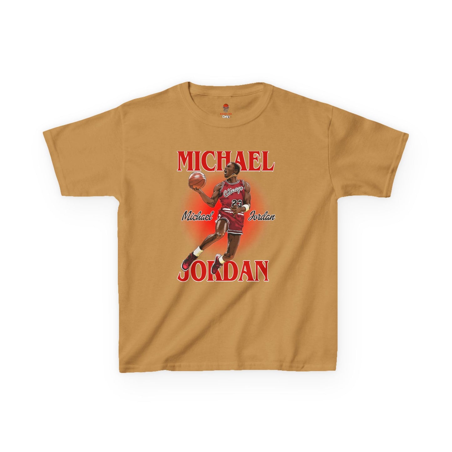 Kids Michael Jordan Retro 2 Unisex Heavy Cotton Tee - Basketball Inspired Apparel